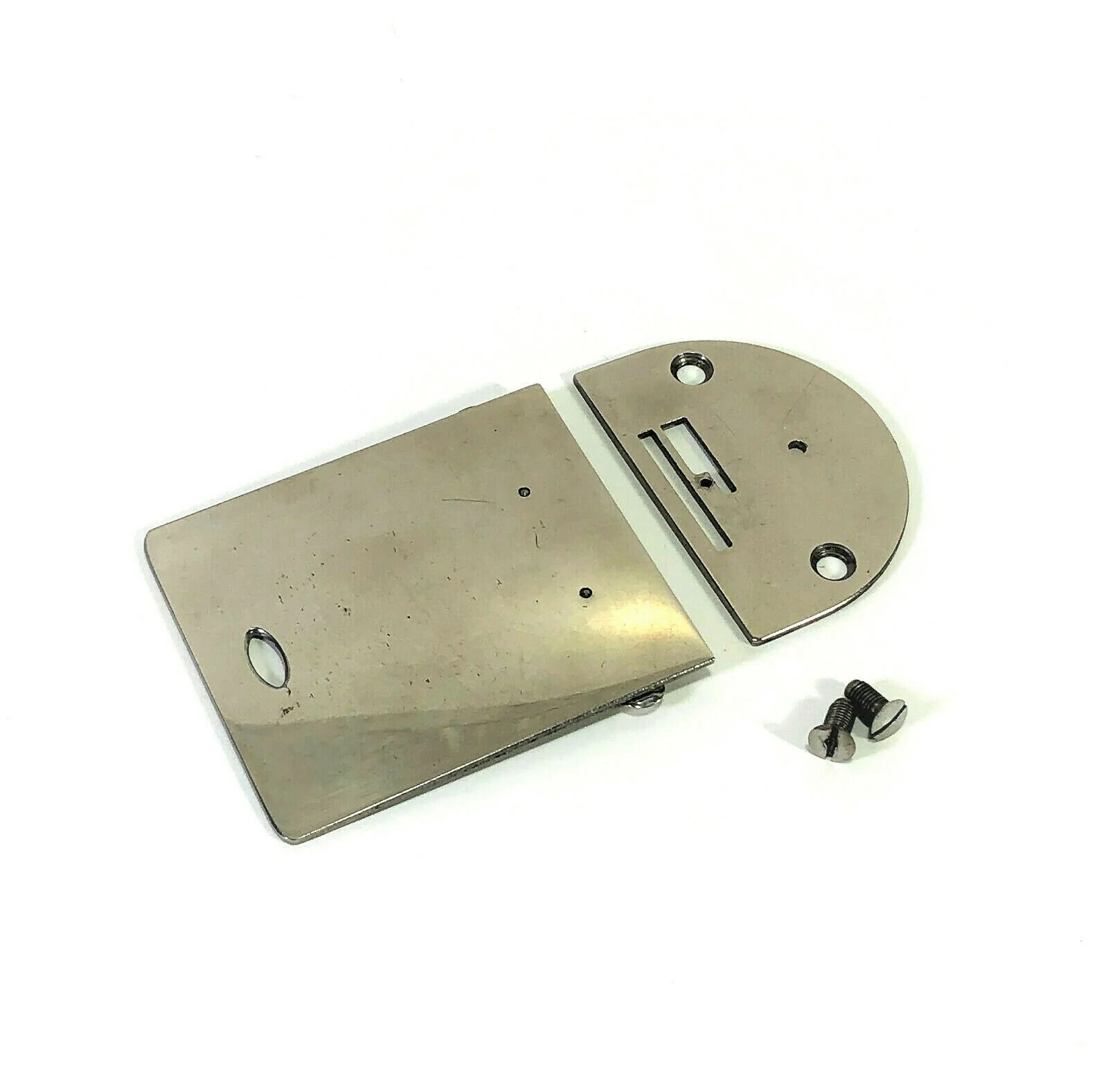 Early Singer 115 Class 15 Sewing Machine Slide and Needle Throat Plate Simanco 15188 15280