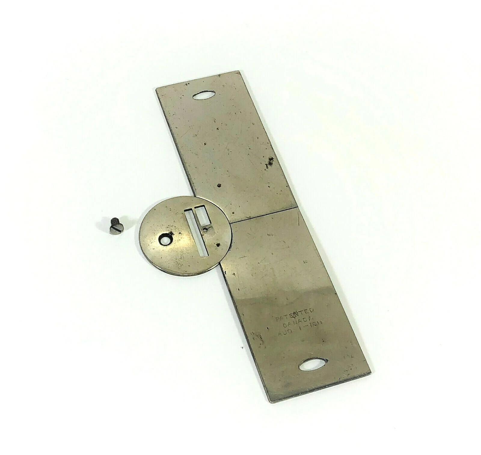 Early Singer 28 128 Sewing Machine Front Rear Slide Throat Plate Set Simanco 54513 54512 8240