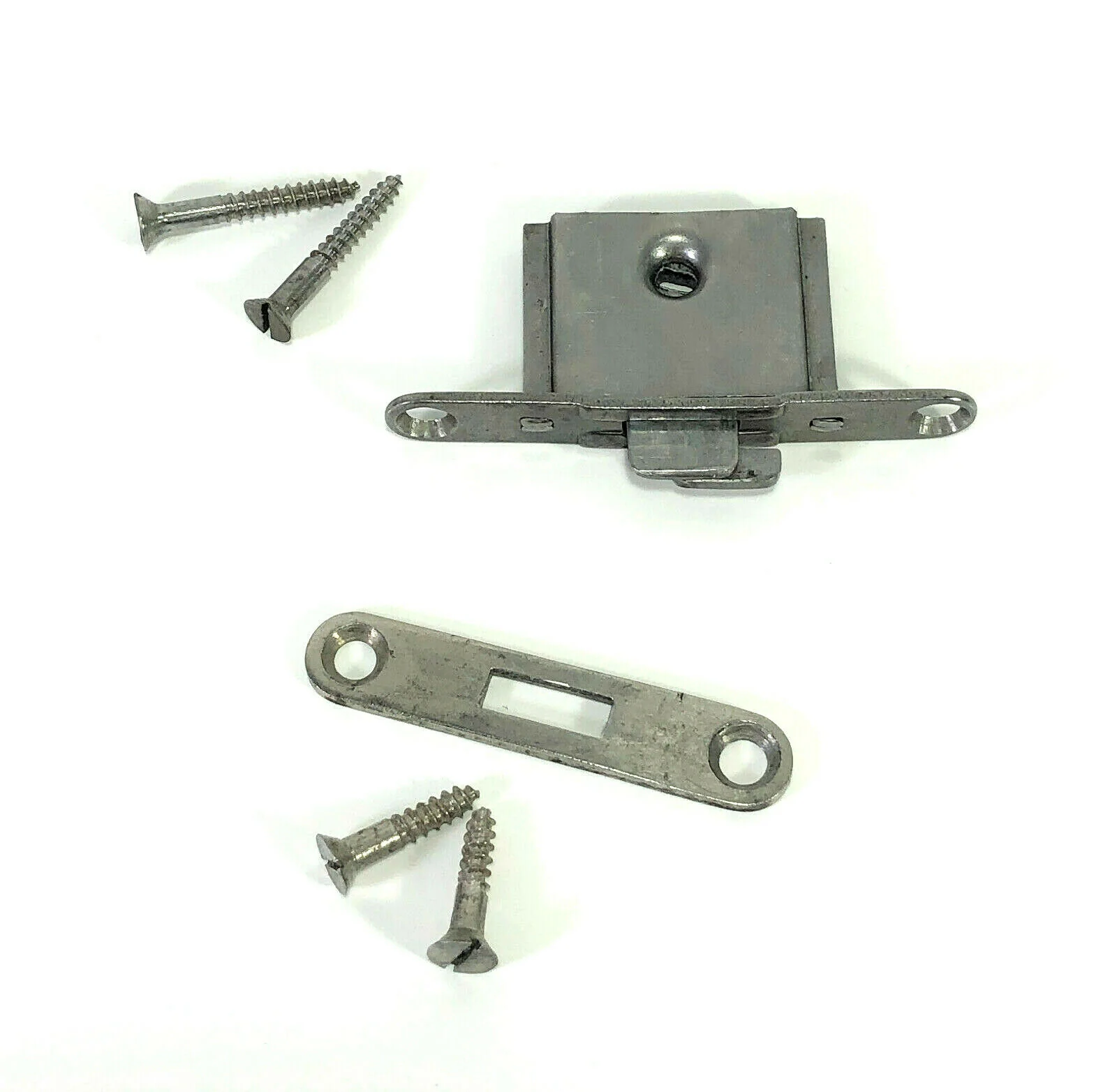 Early Singer Sewing Machine Bentwood Case Lock and Bottom Latch Simanco c.1910s 20s