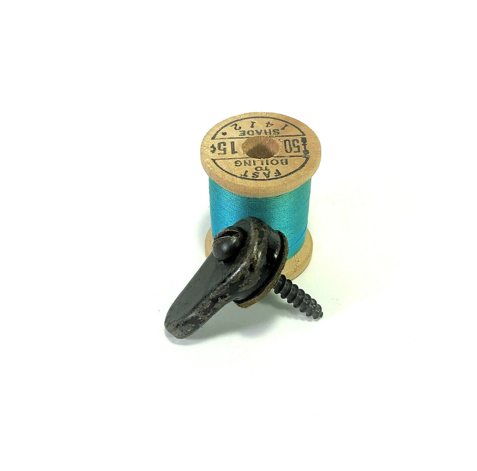 Early Singer Sewing Machine Bentwood Coffin Case Hold Down Clamp Simanco