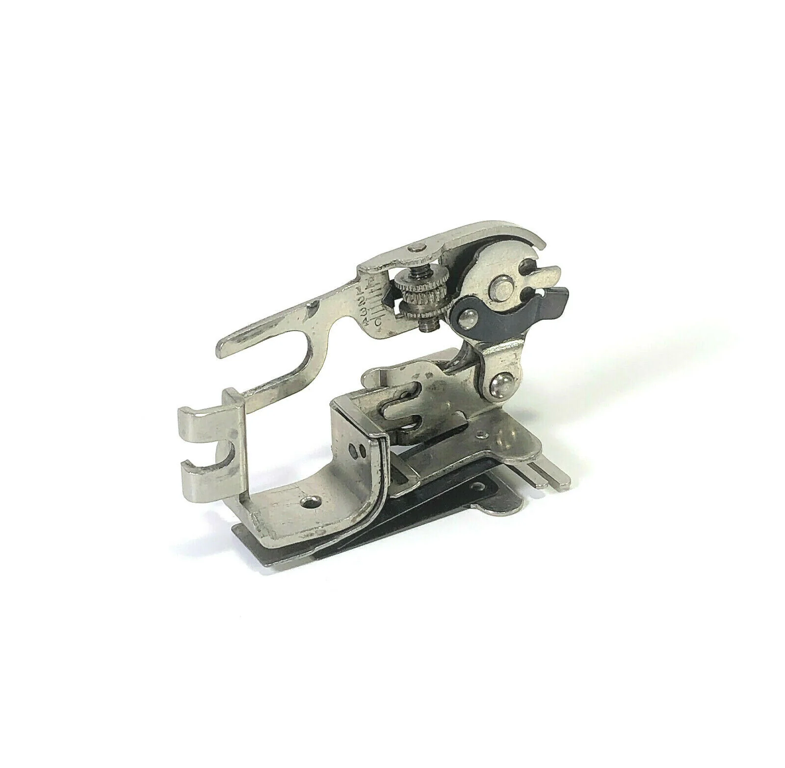 Early Singer Sewing Machine Low Shank Ruffler Foot Simanco 26156 Puzzle Box