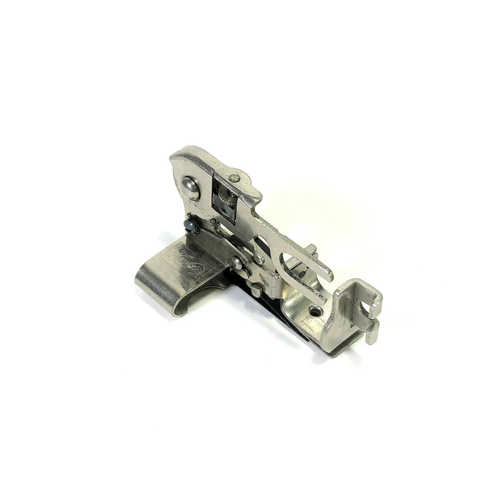 Early Singer Sewing Machine Low Shank Ruffler Foot Simanco 26156 Puzzle Box - Image 2