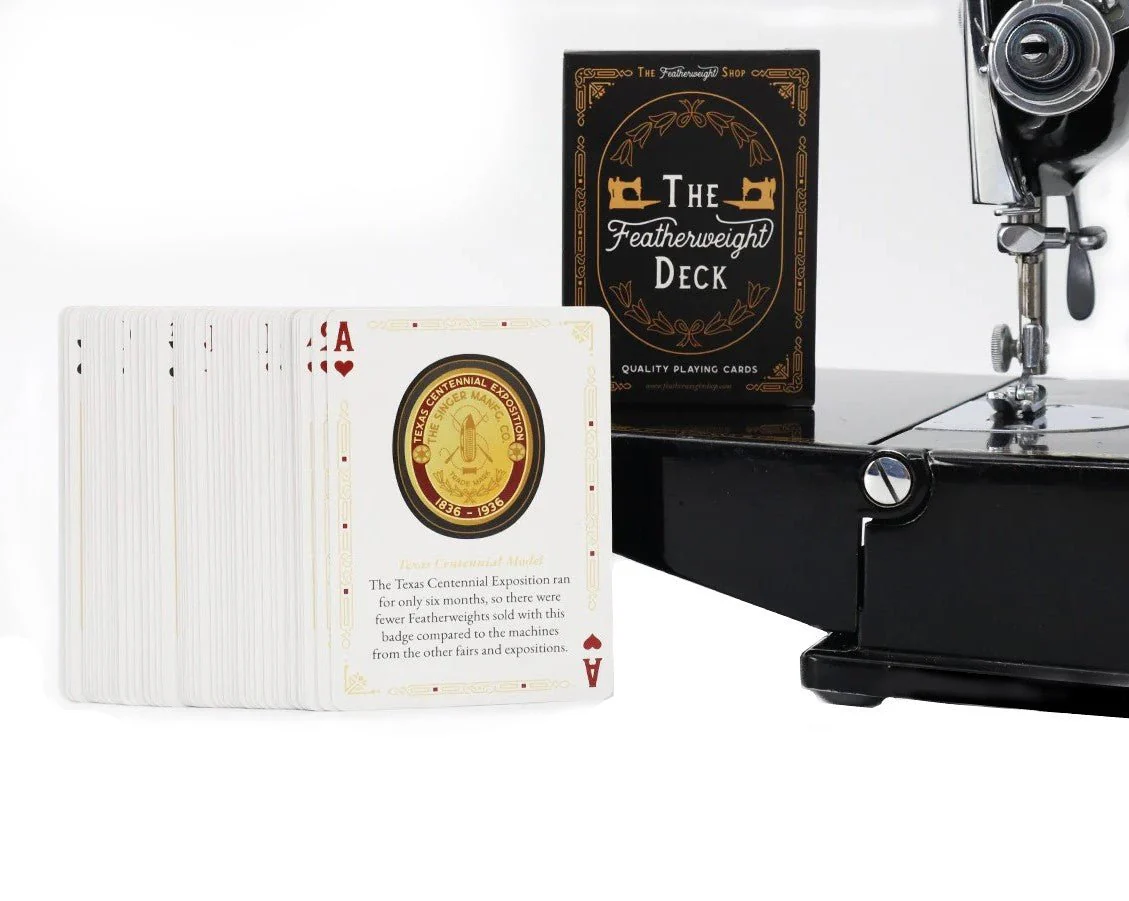 Singer 221 Featherweight Sewing Machine Deck of Playing Cards