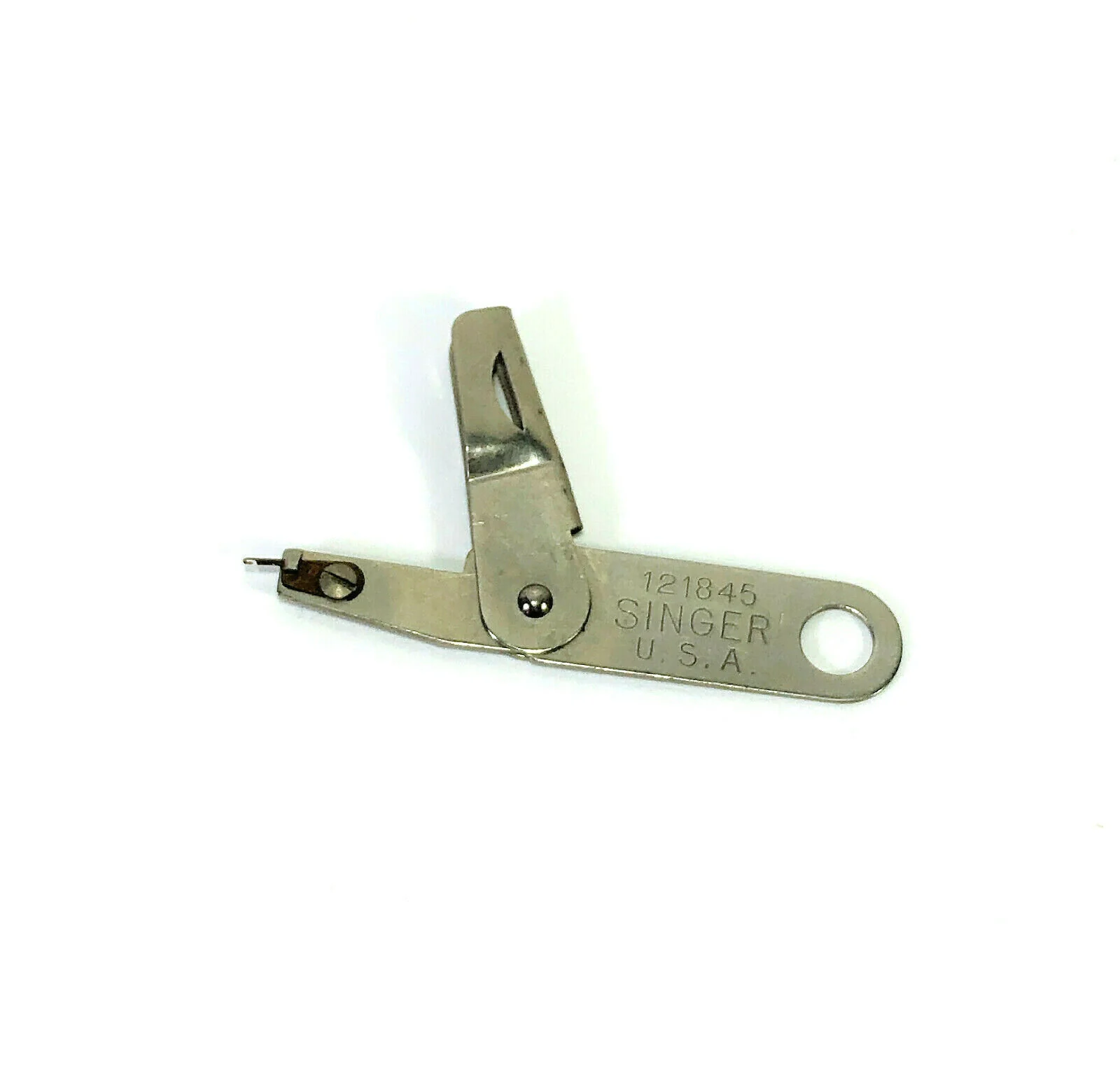 Rare Singer Sewing Machine Hooded Needle Threader Simanco 121845