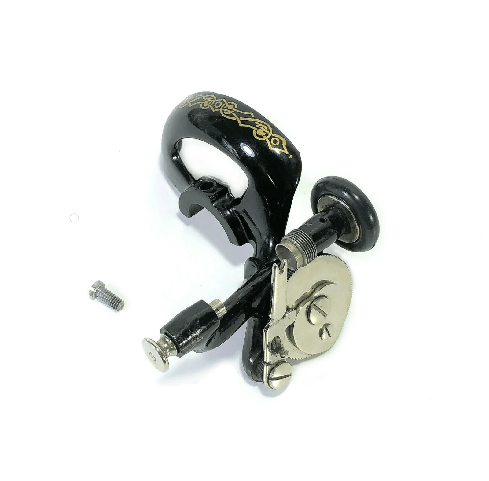 Singer 128 Sewing Machine Bobbin Winder Belt Guard Assembly Celtic Swirl Simanco 55511 NK