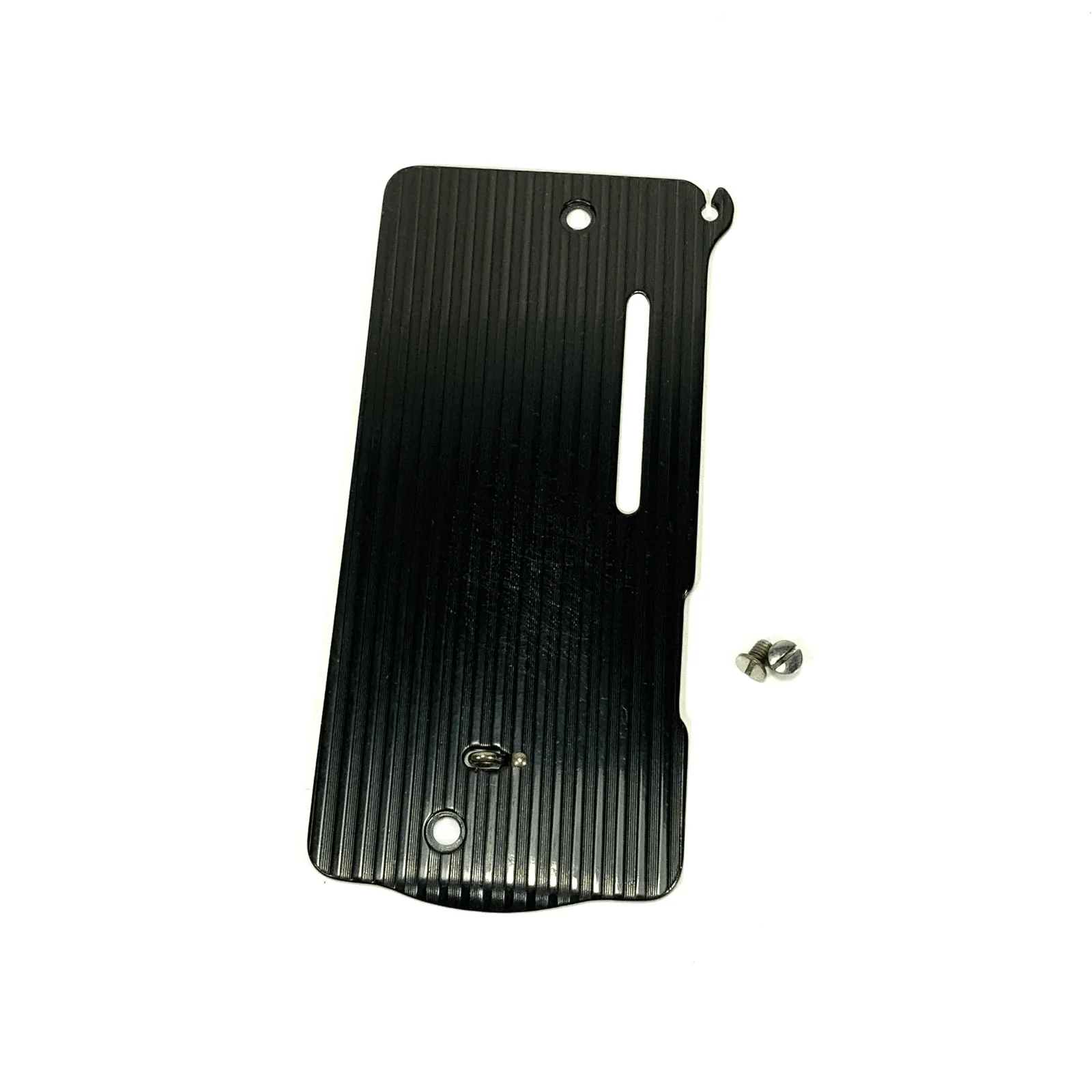 Singer 128 Sewing Machine Striated Side Face Plate in Blackside Simanco 54529 B