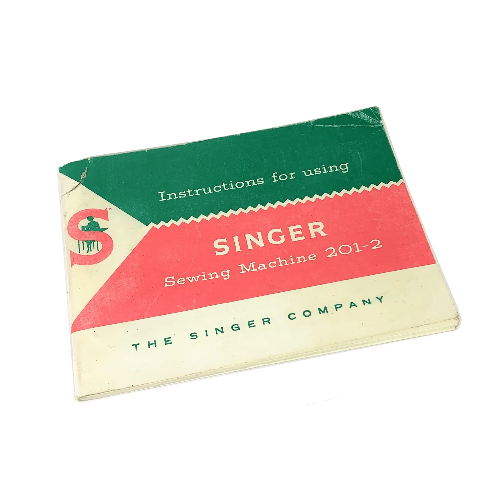 Singer 201-2 Sewing Machine Instruction Manual Vintage Original 1957