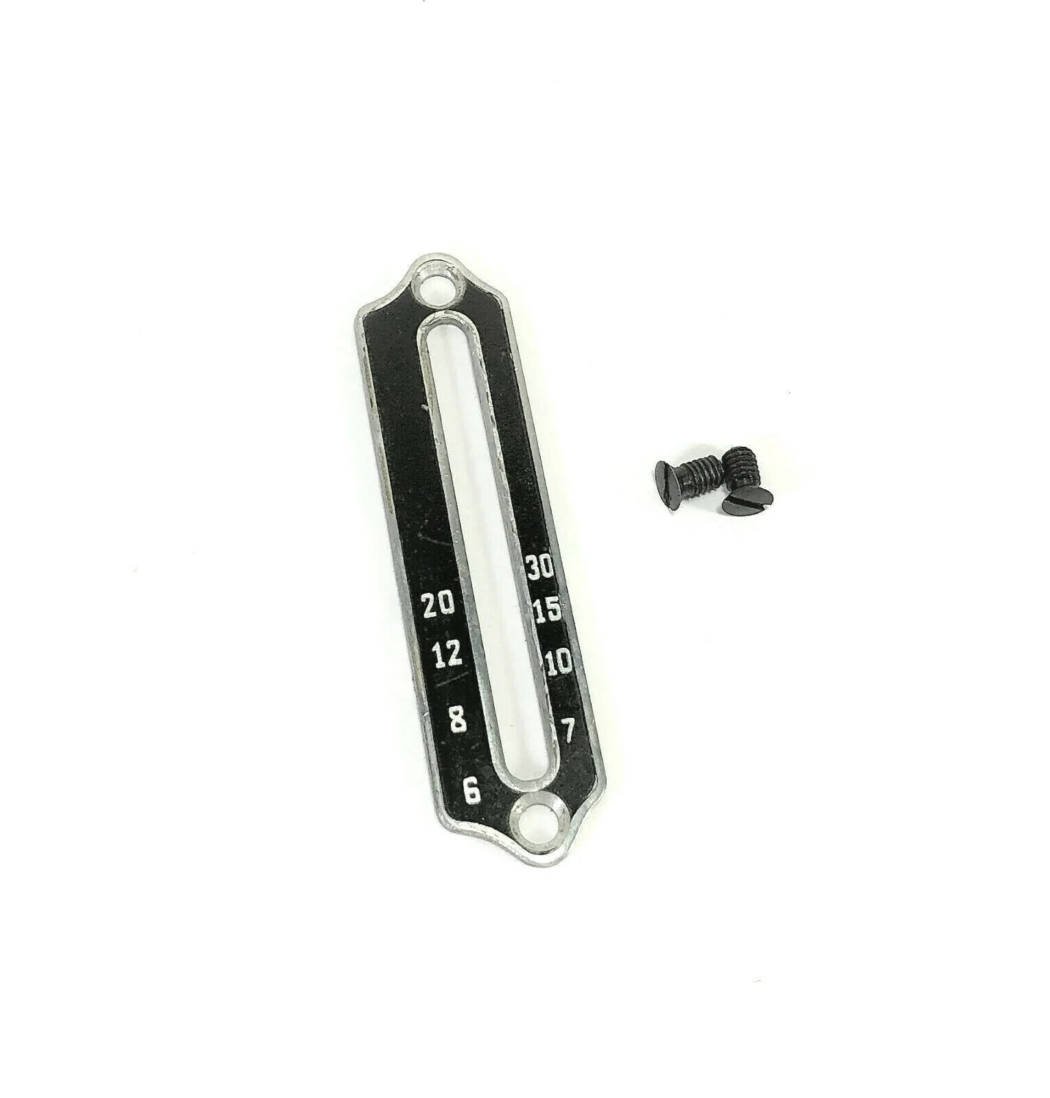 Singer 221 222K Featherweight Sewing Machine Black Stitch Length Regulator Plate Simanco 45763