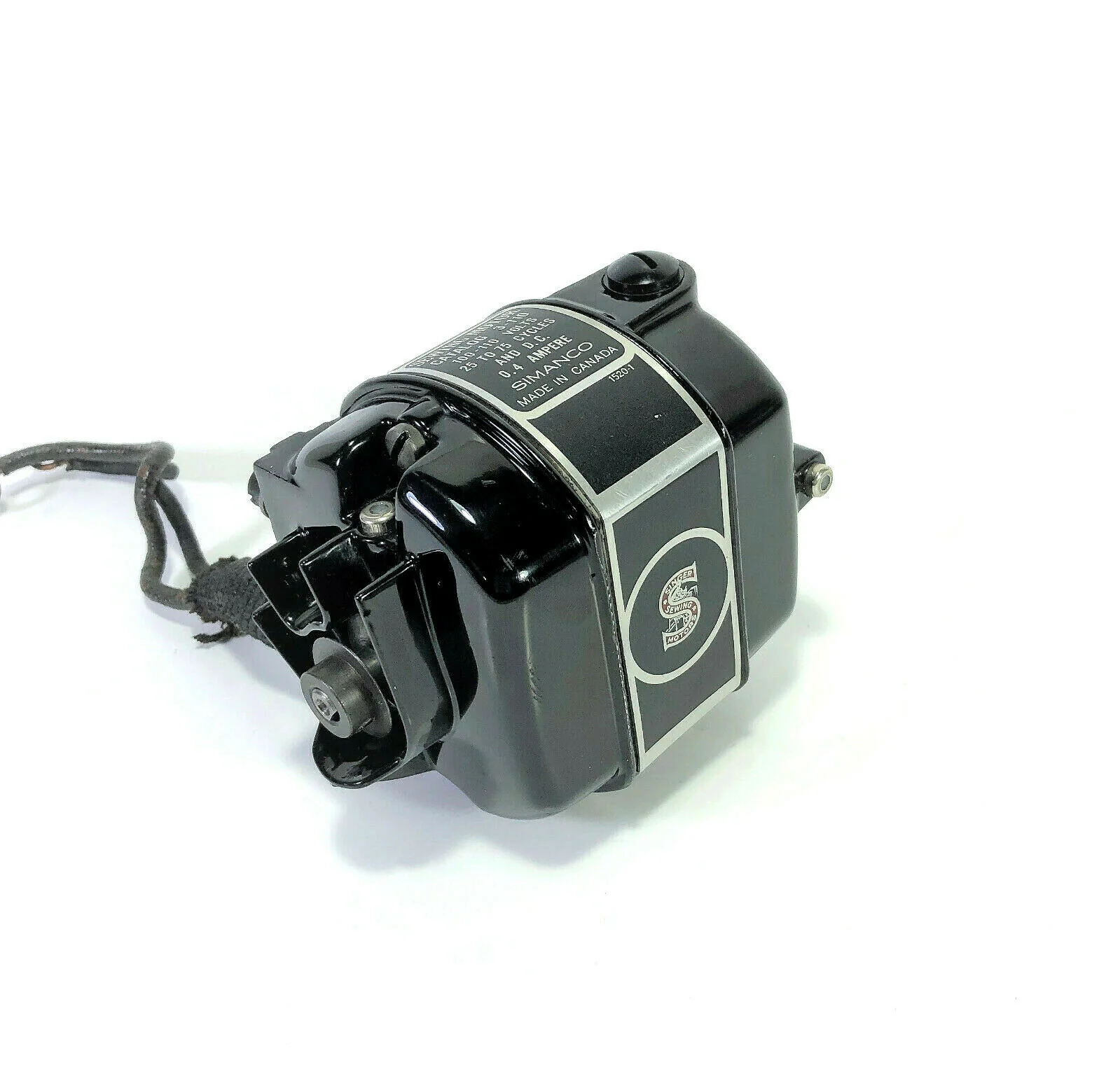 Singer 221 222K Featherweight Sewing Machine Motor Vintage Original Simanco