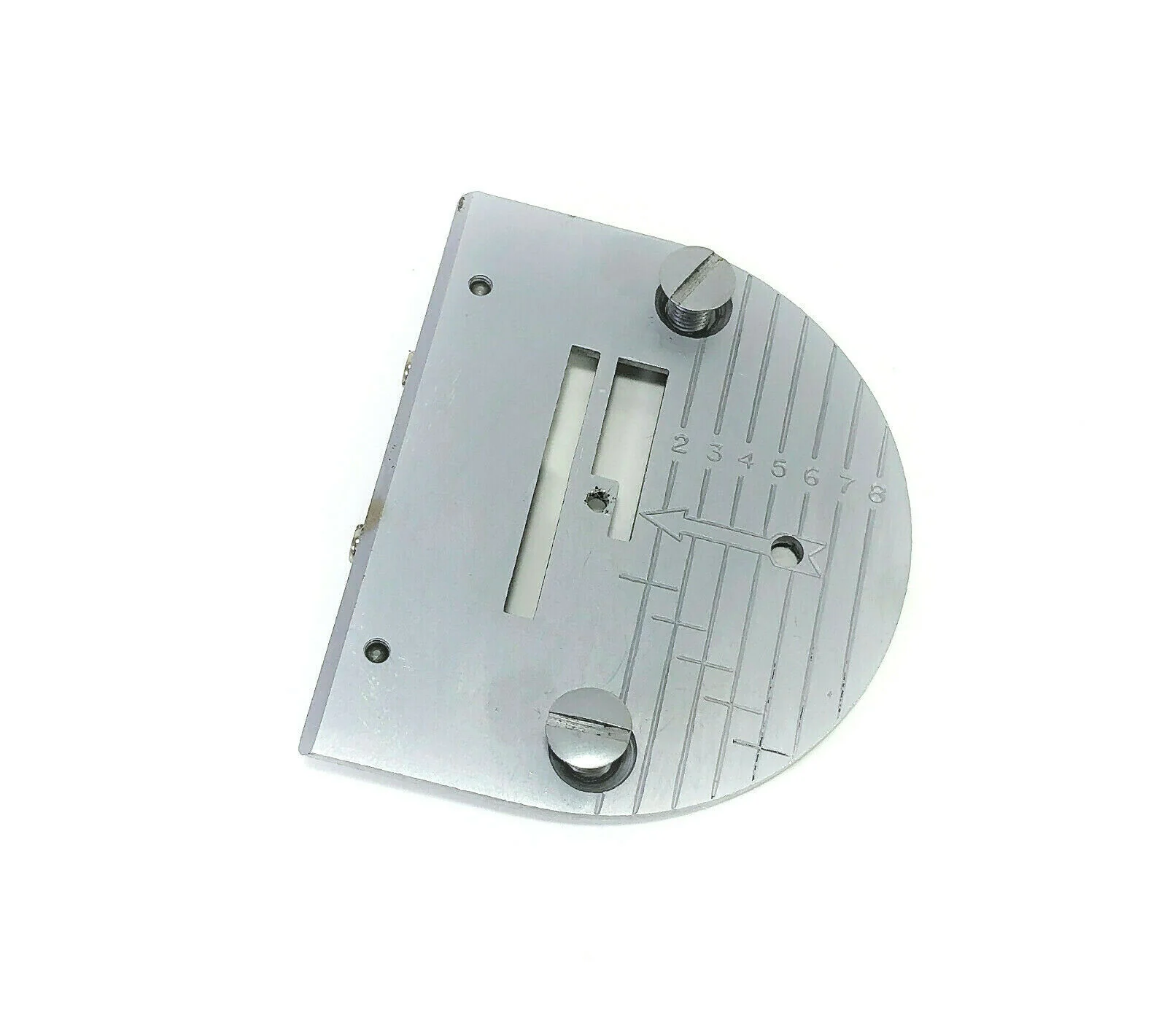 Singer 221 Featherweight Sewing Machine Satin Graduated Throat Needle Plate Simanco 45940
