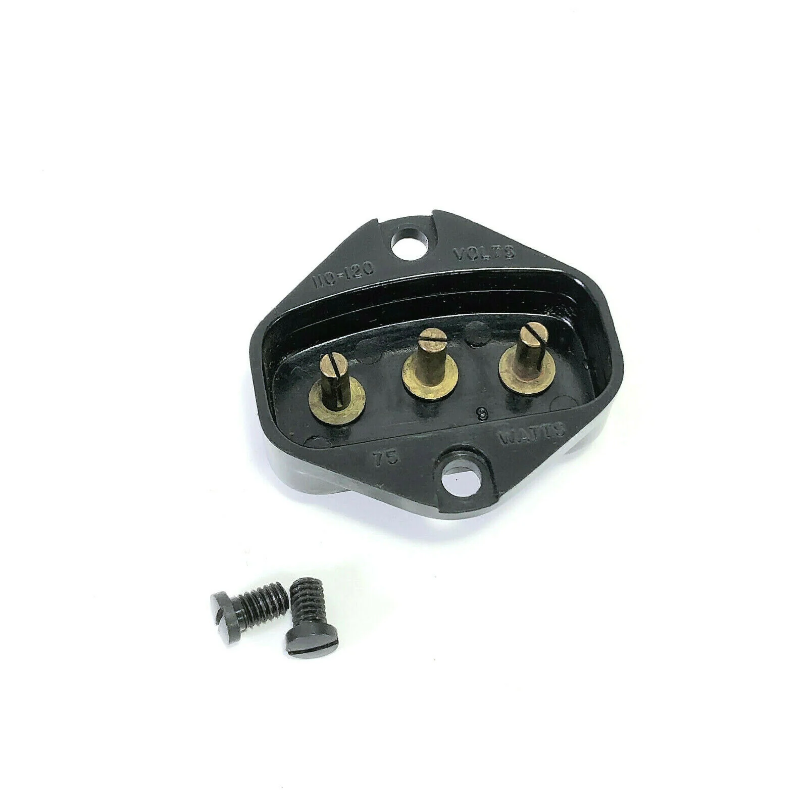 Singer 301 301A Sewing Machine Terminal Block 3 Pin Plug Power Connector Black