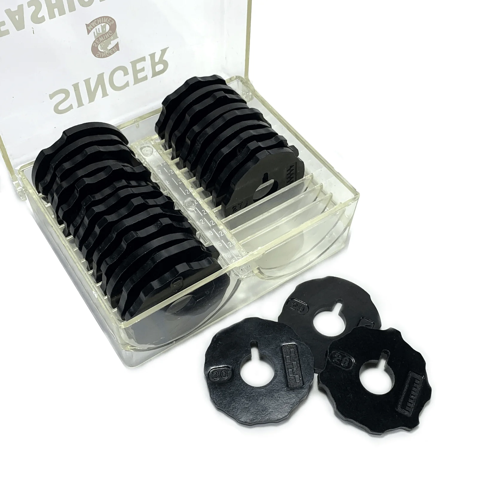 Singer 306 319 320 Sewing Machine Flat Fashion Disc Decorative Stitch Cam Set of 25