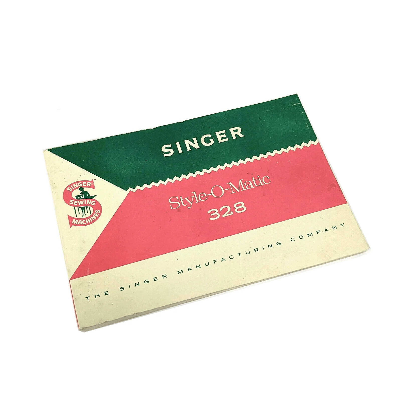 Singer 328 Style-O-Matic Sewing Machine Instruction Manual Vintage Original 1962