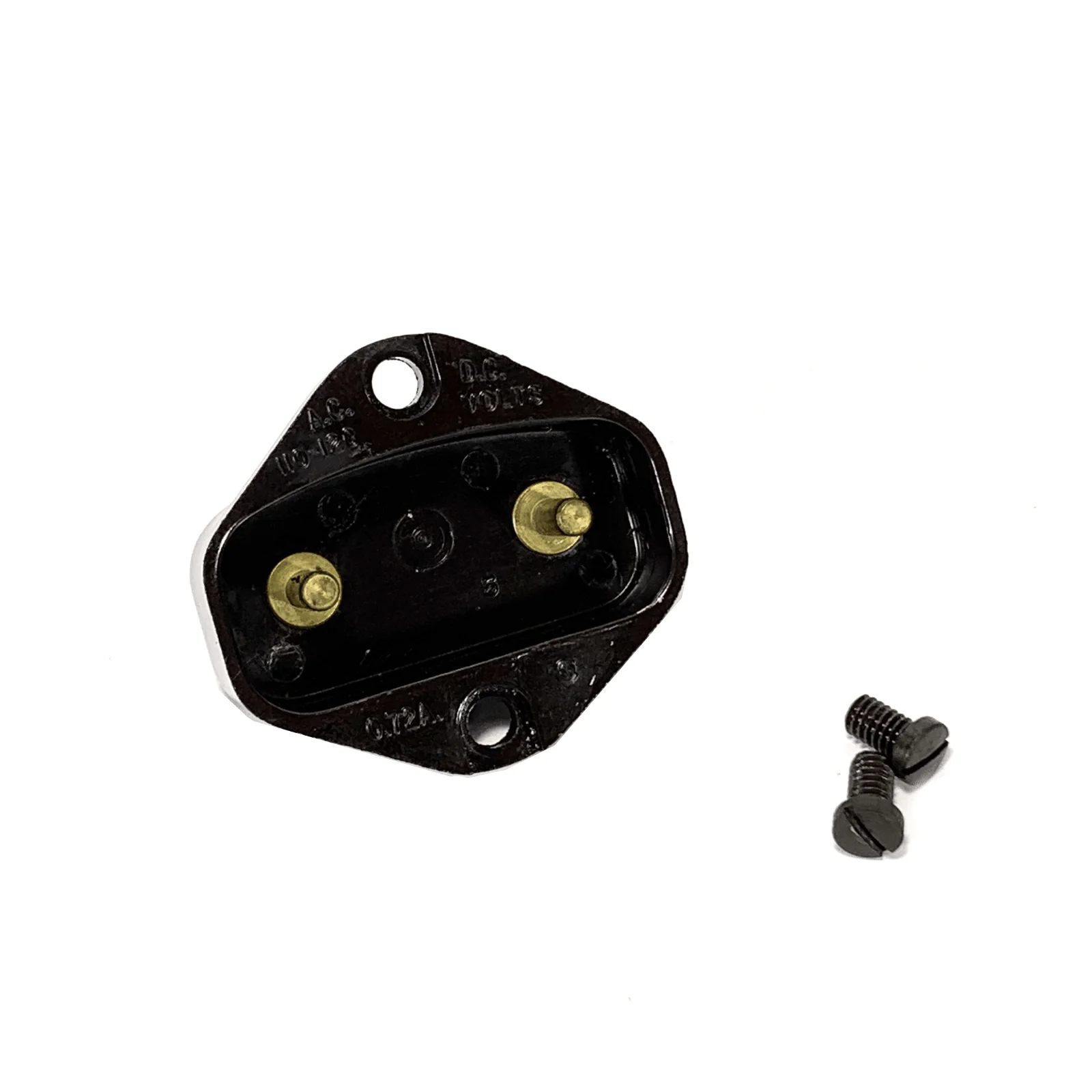 Singer 401 401A Sewing Machine Bakelite Terminal 2 Pin Power Plug Simanco