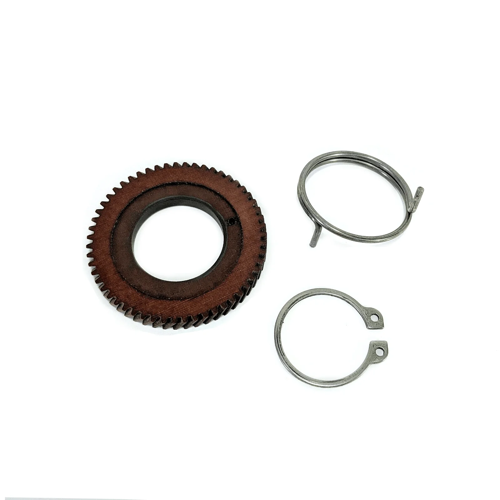 Singer 500A 503A Sewing Machine Hand Balance Wheel Textolite Gear w Retaining Clip