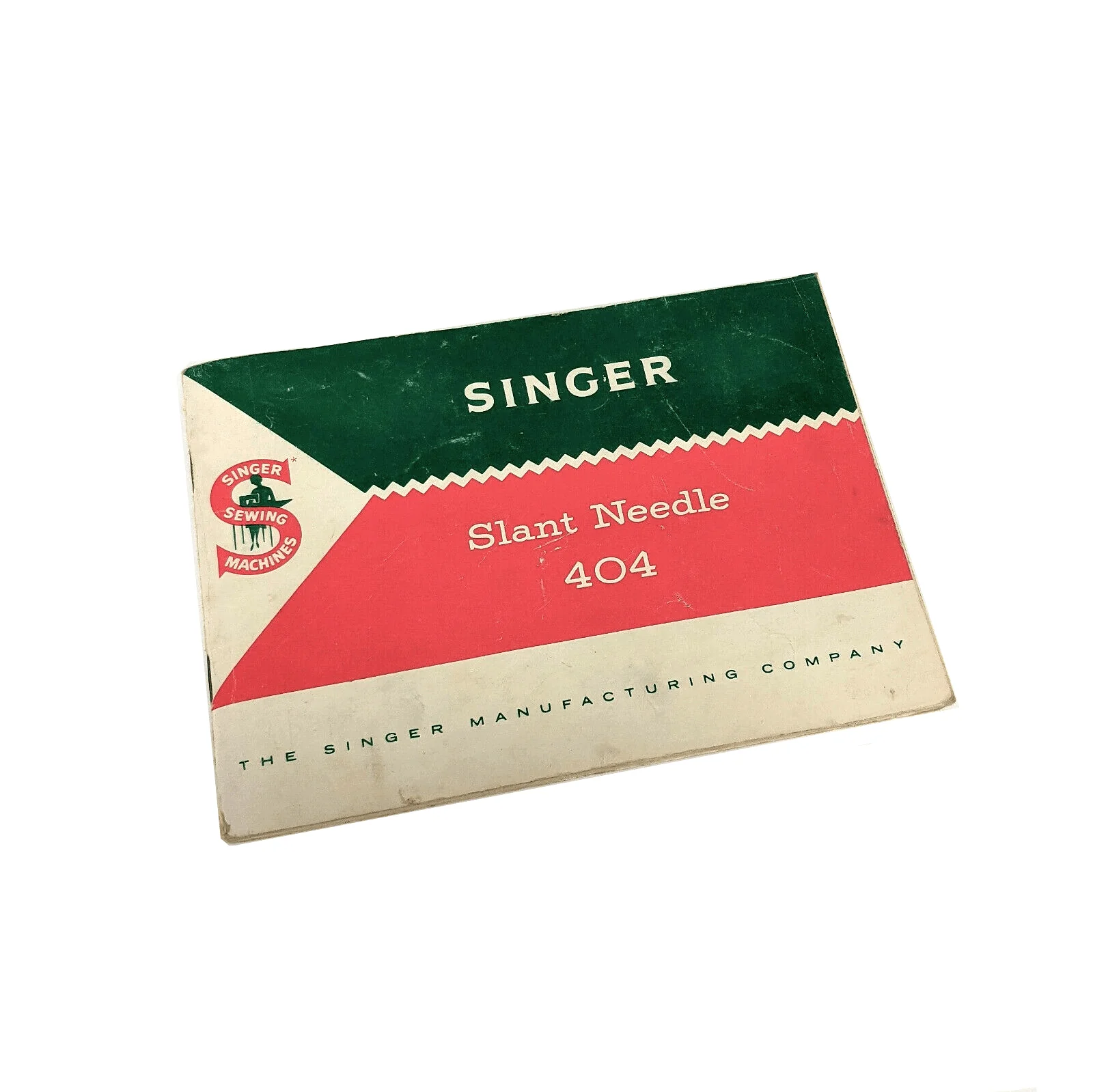 Singer 404 Slant Sewing Machine Instruction Manual Vintage Original 1958