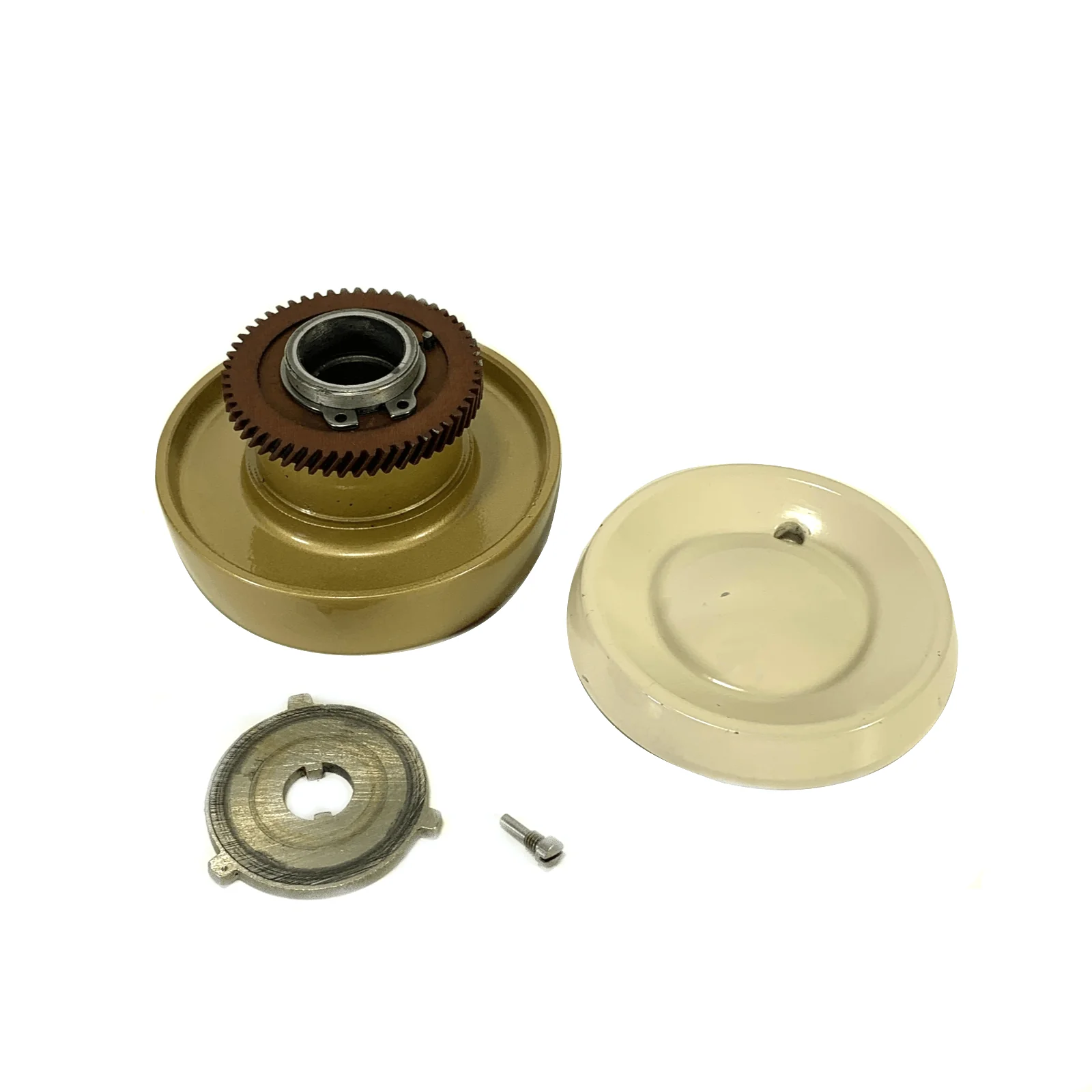 Singer 500 503 Rocketeer Sewing Machine Hand Wheel and Stop Motion Knob Assembly