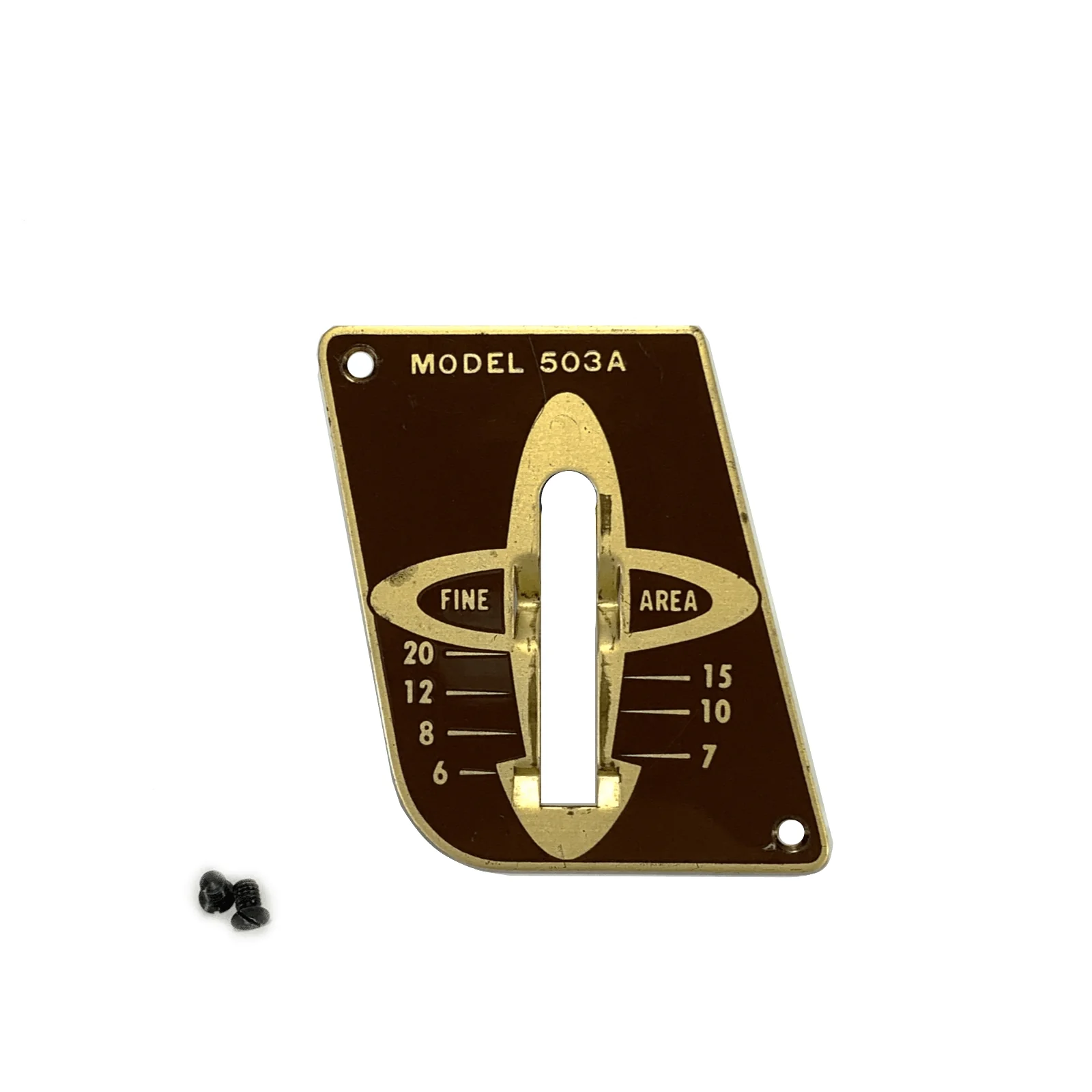 Singer 503 503A Rocketeer Sewing Machine Stitch Length Indicator Plate 174609