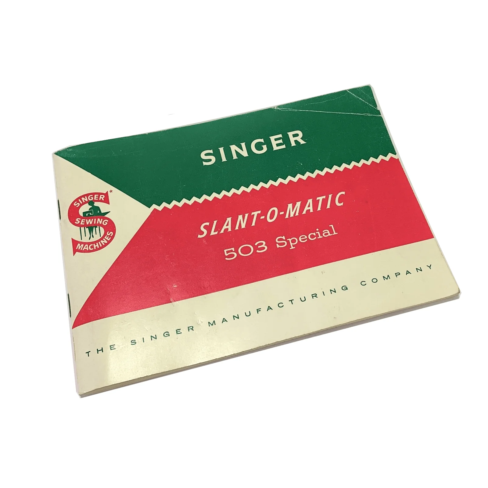 Singer 503 Slant-O-Matic Rocketeer Sewing Machine Instruction Manual Vintage Original 1961