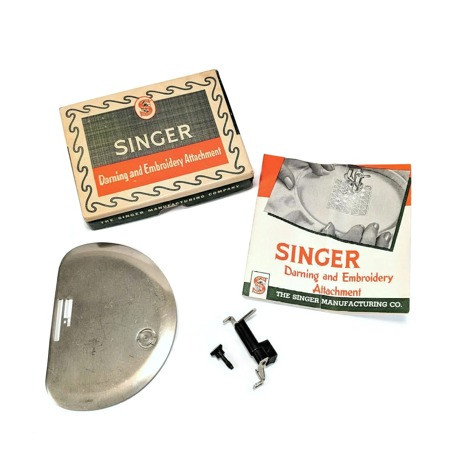 Singer 66 99 201 Sewing Machine Darning and Embroidery Attachment Set 160720