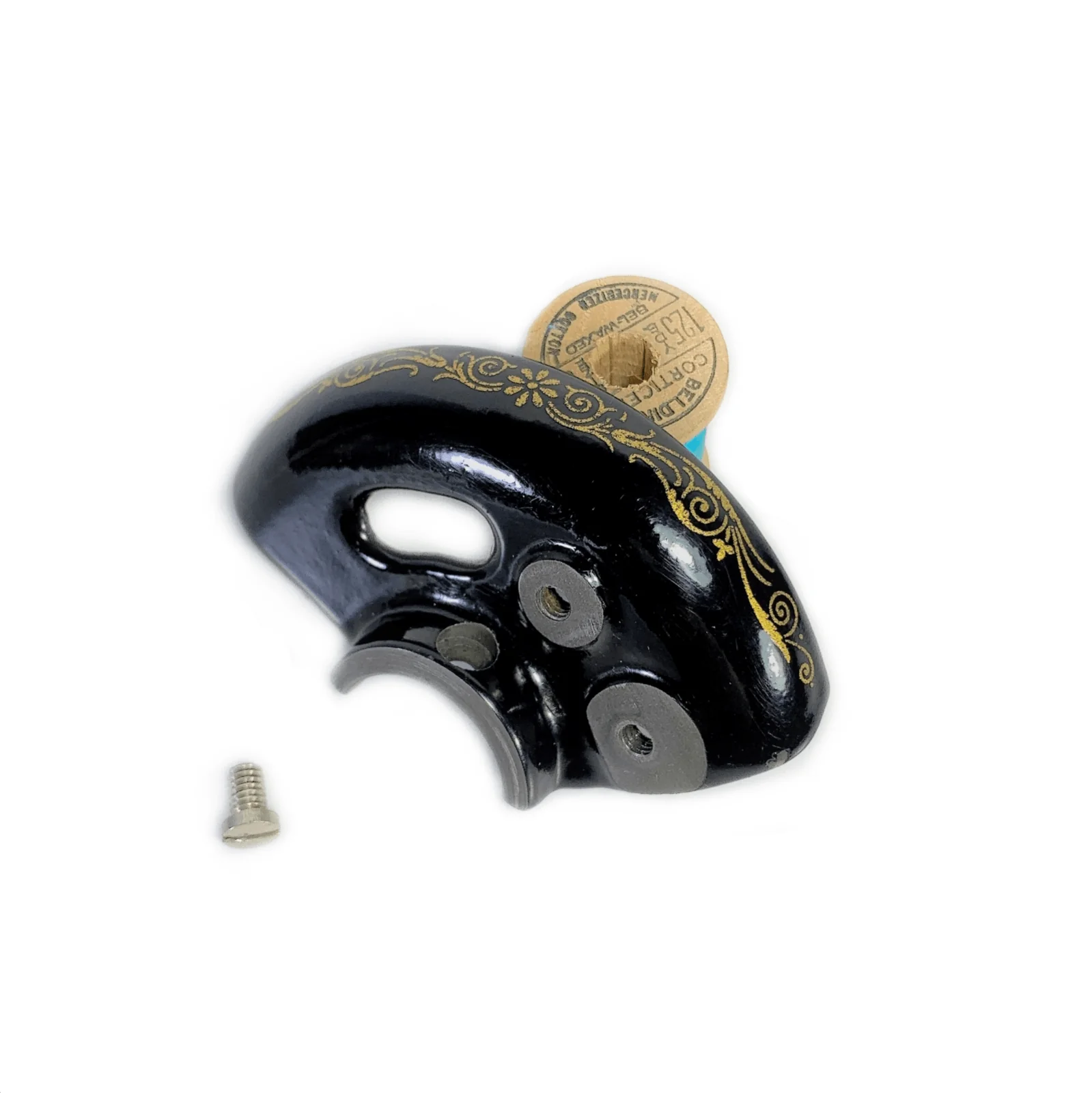 Singer 66 99 Sewing Machine Small Belt Guard w Filigree Decal for Spoked Wheel Simanco 32604
