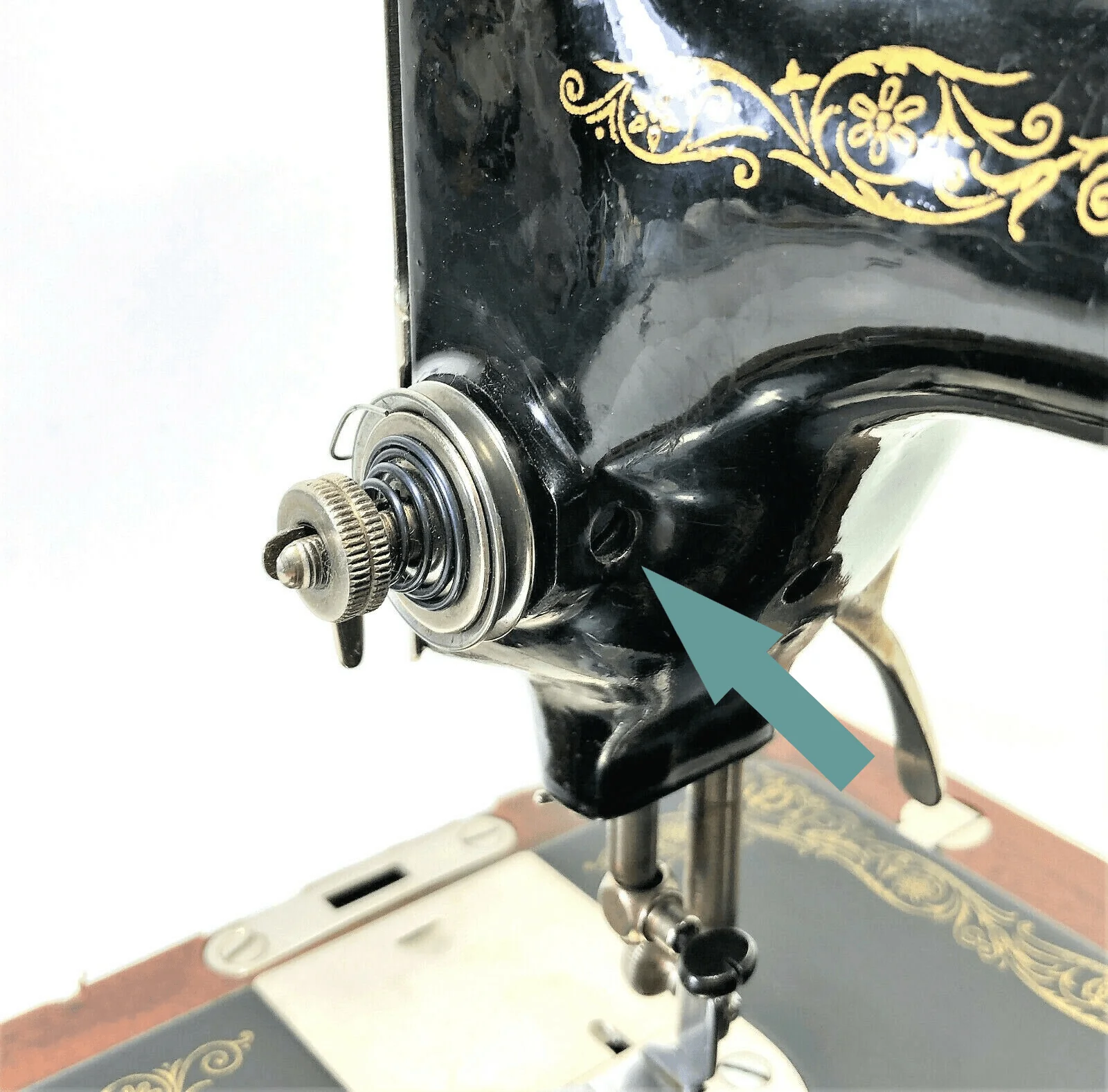 Singer 66 99 Sewing Machine Tension Assembly Mounting Set Screw Simanco 453