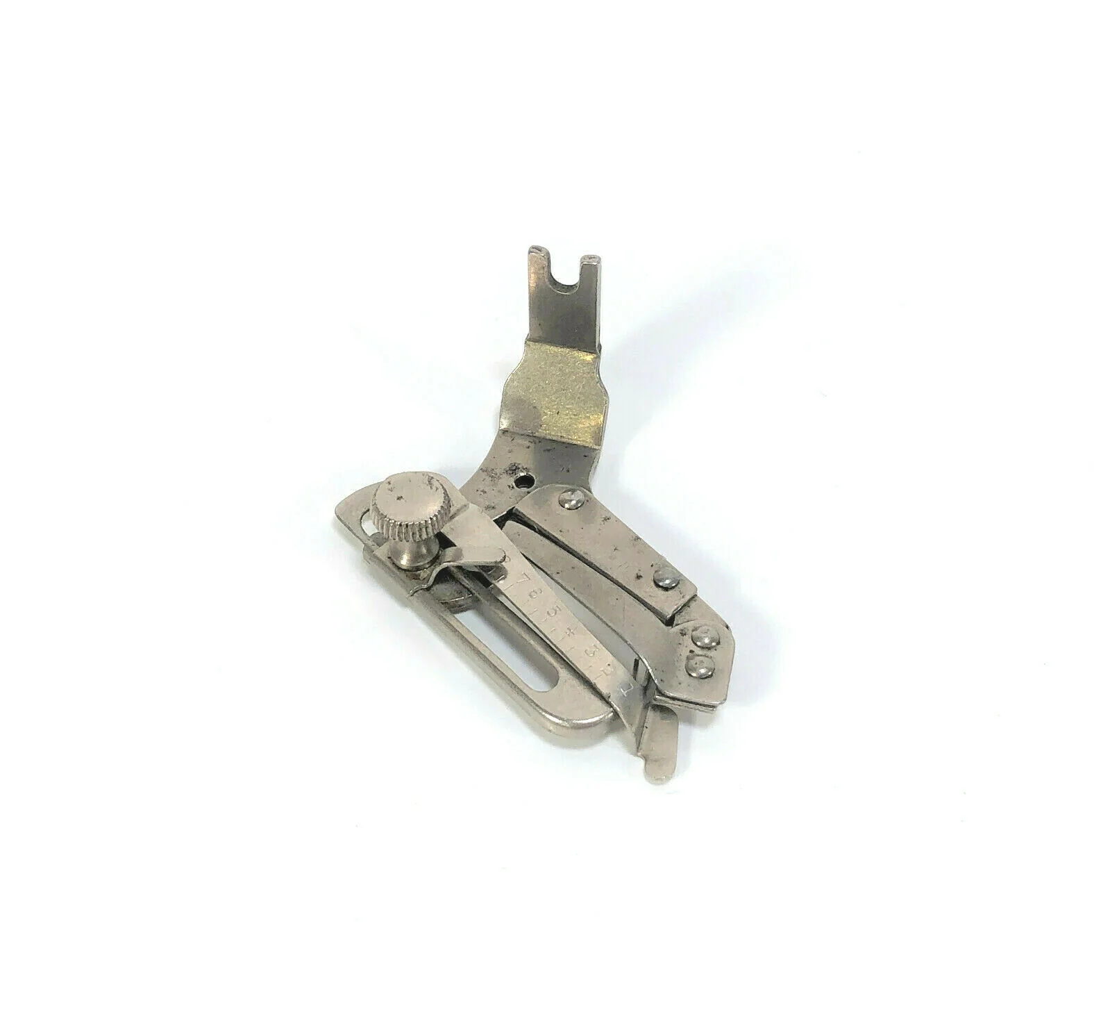 Singer 66 Sewing Machine Back Clamping Adjustable Hemmer Foot Simanco 35957 - Image 2