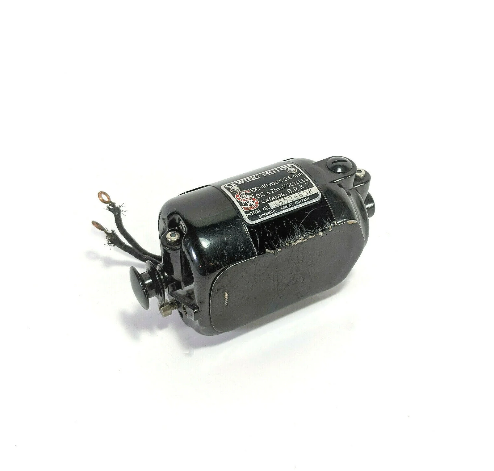 Singer Sewing Machine B.R.7 Motor Original Simanco 99 66 15-90 128 B.R.K.7