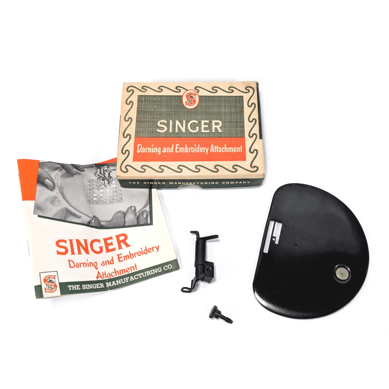 Singer Class 15 and 221 Featherweight Darning and Embroidery Attachment Set 160719
