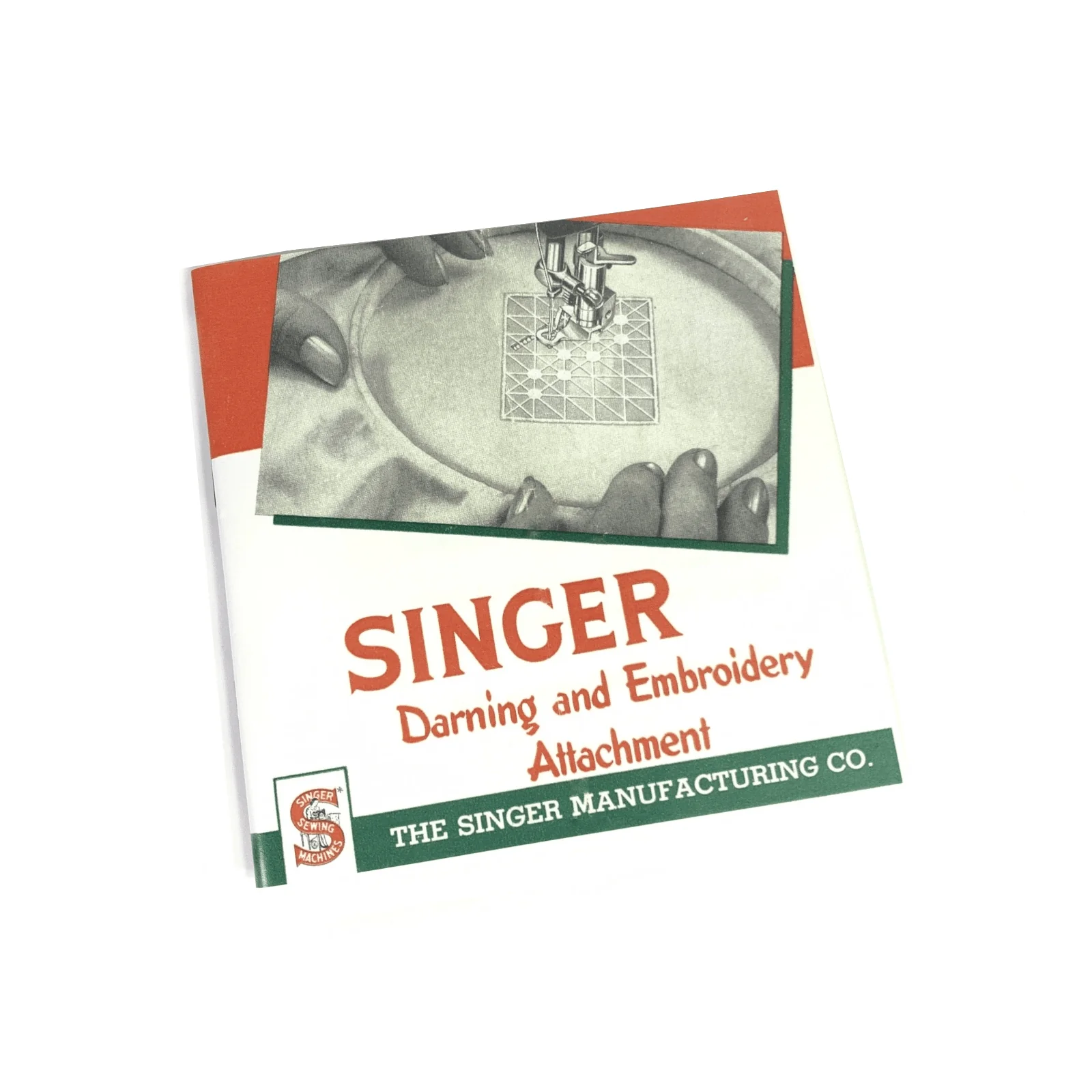 Singer Darning and Embroidery Attachment 160719 160720 Instruction Manual New Reproduction
