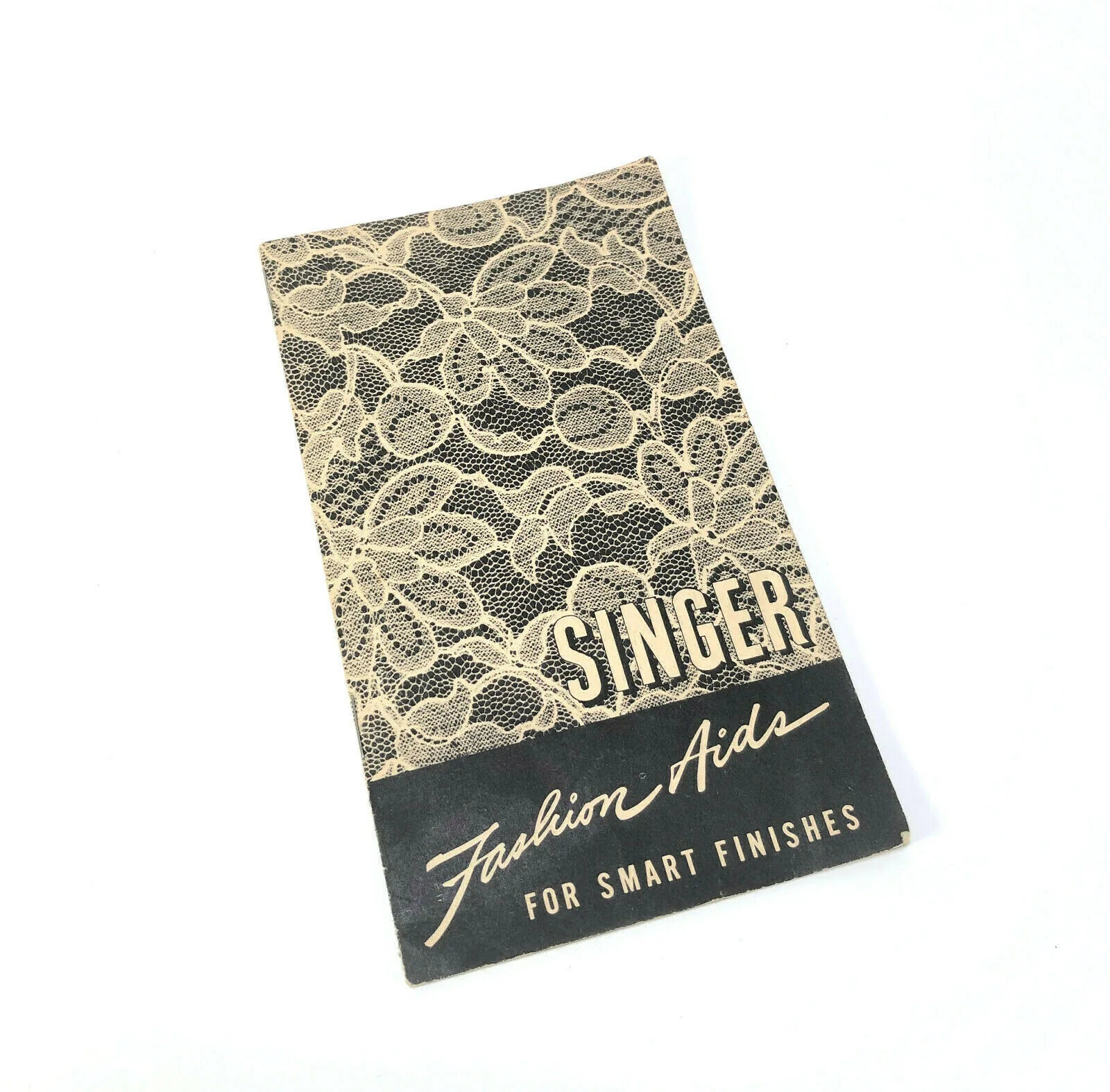 Singer Fashion Aids for Smart Finishes Advertising Brochure Pamphlet 1948