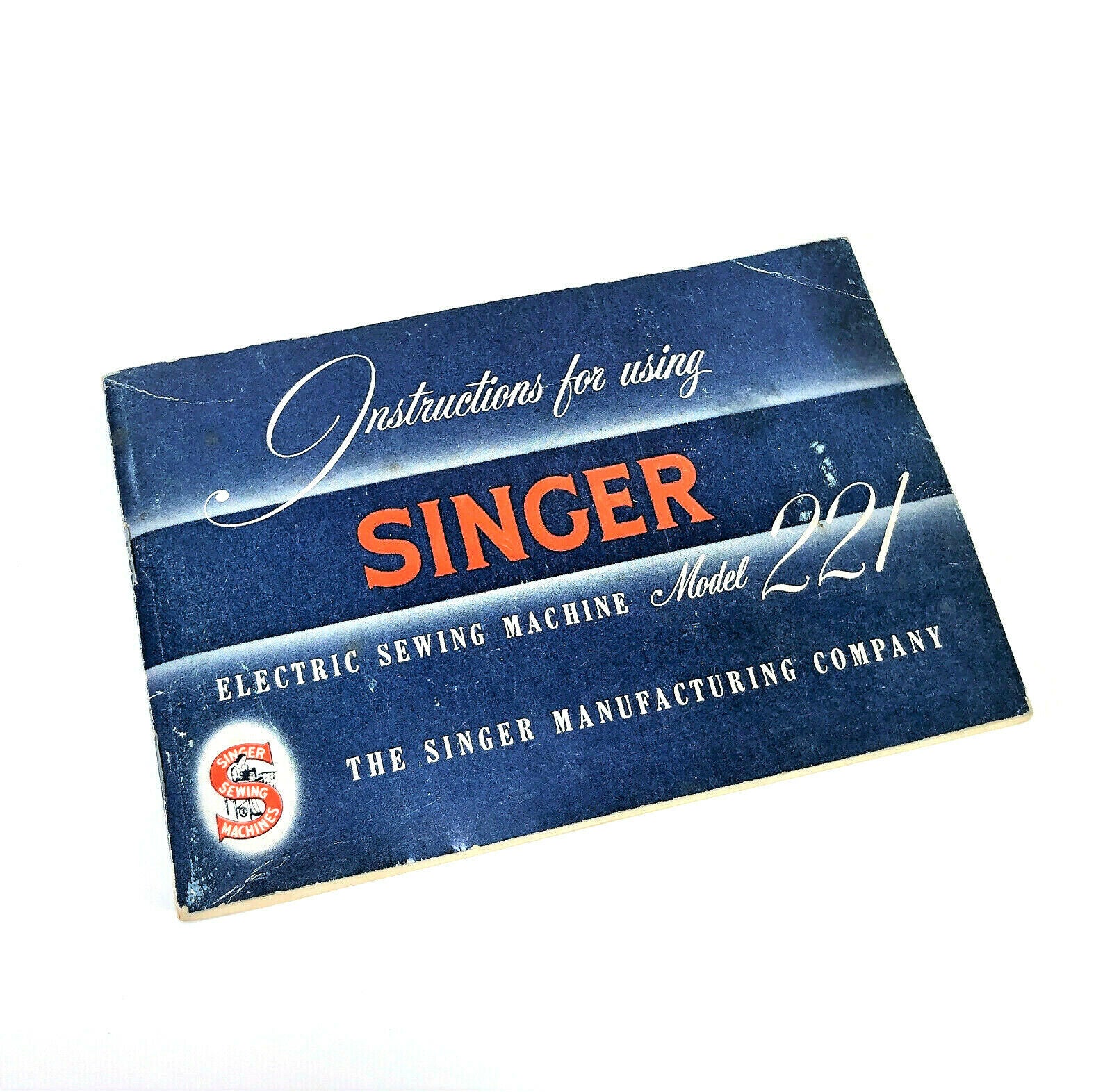 Singer Featherweight 221 Sewing Machine Instruction Manual Vintage Original 1954