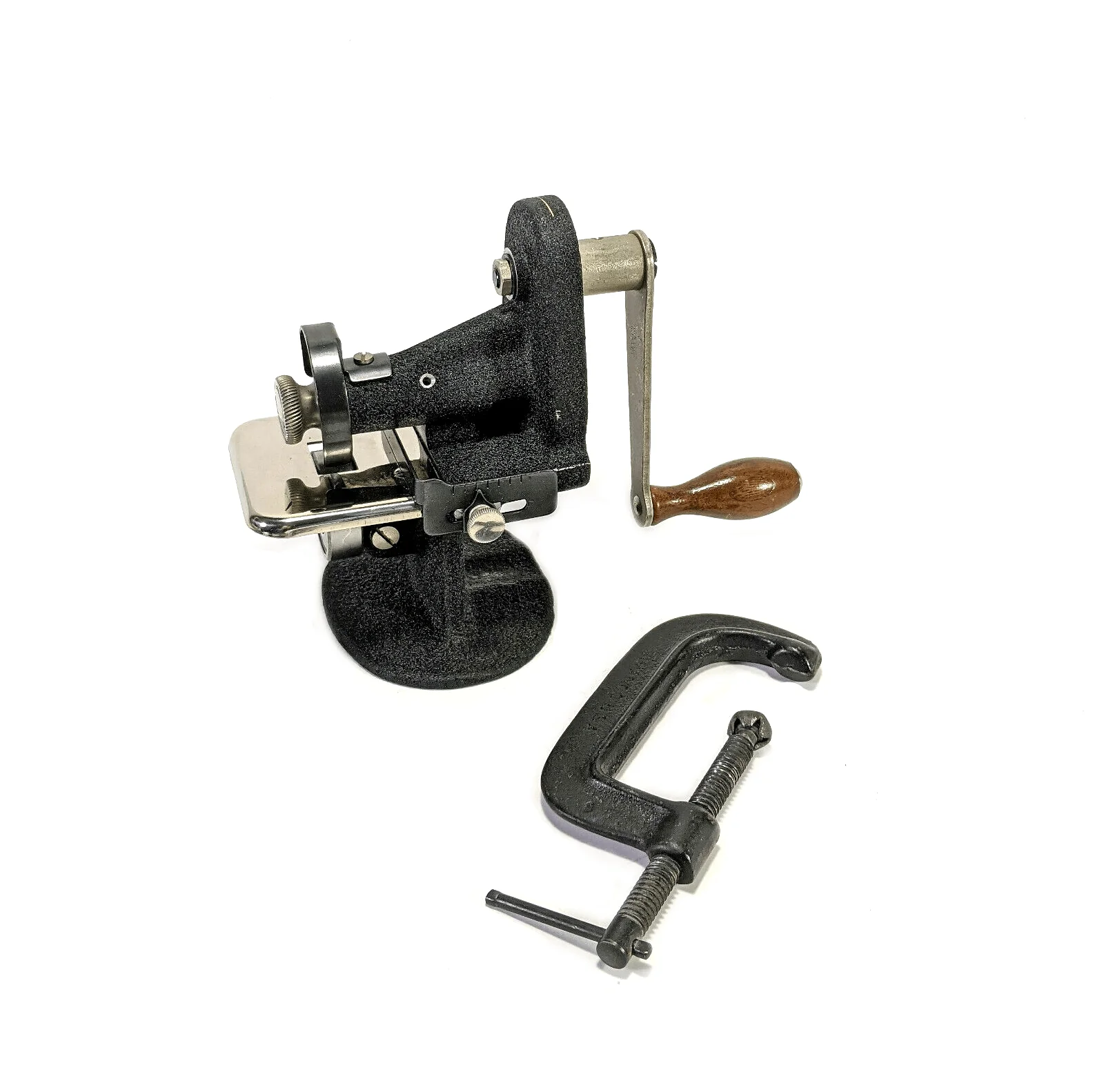 Singer Hand Crank Pinker w Table Clamp Simanco 121379