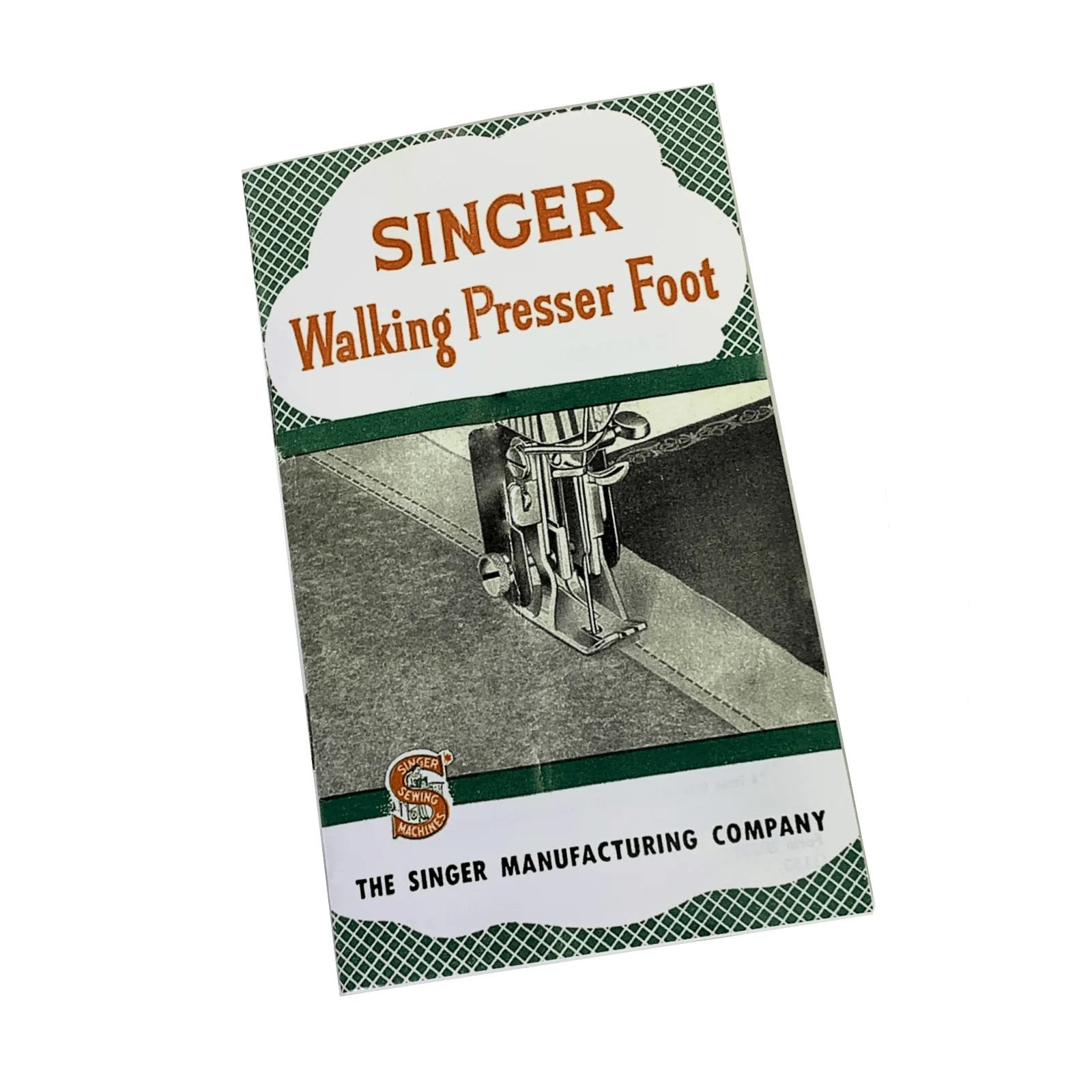 Singer Penguin Walking Presser Foot 160741 Instruction Manual New Reproduction