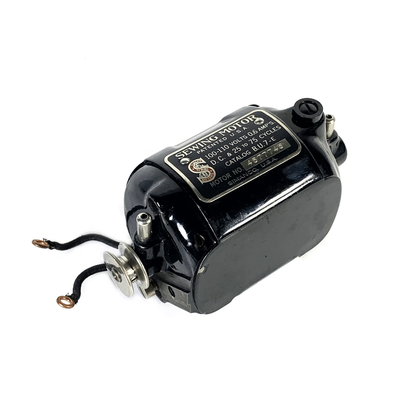 Singer Sewing Machine B.U.7 Motor Original Simanco 99 66 128