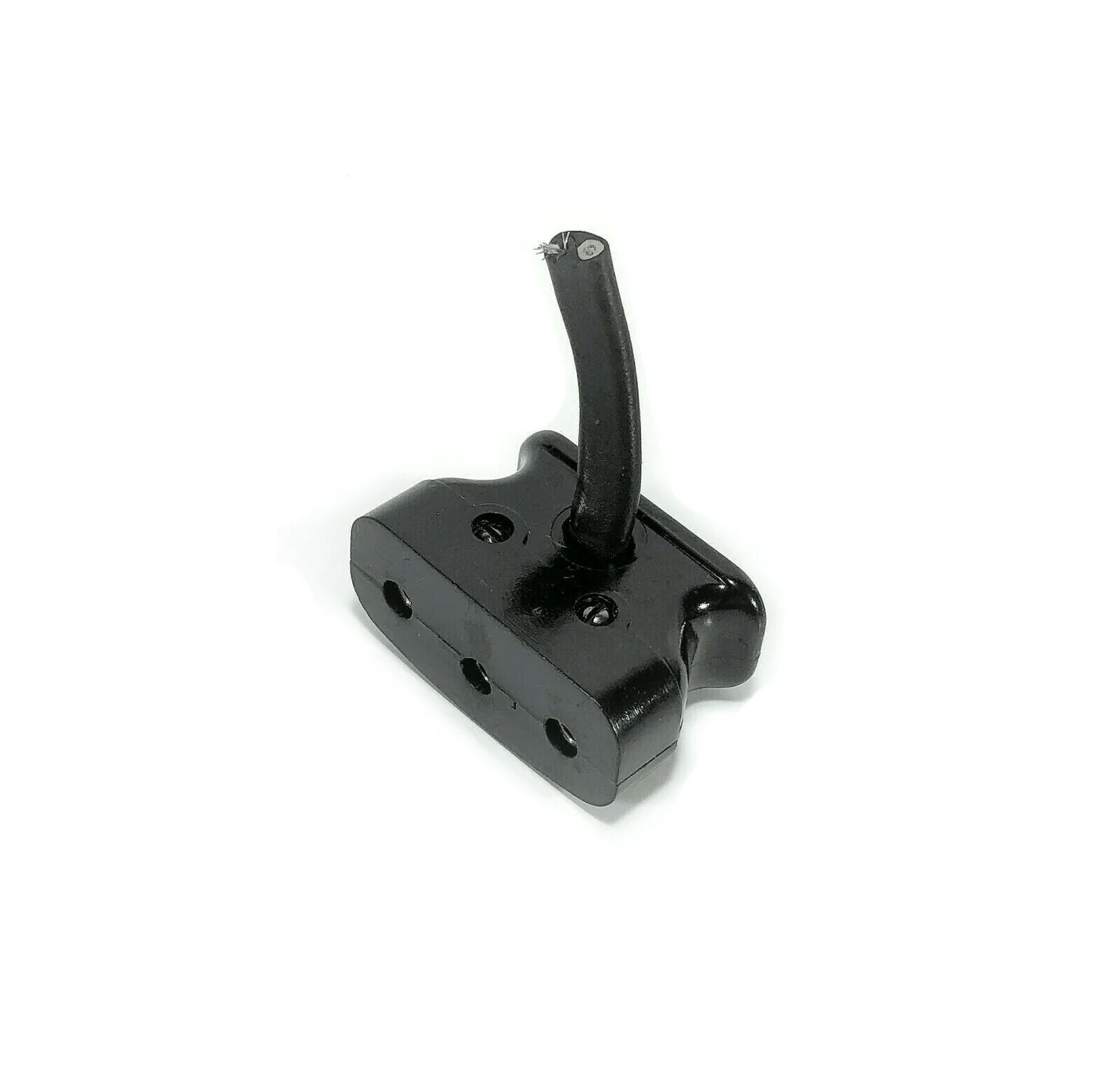 Singer Sewing Machine Bakelite Single Lead 3 Prong Pin Power Cord Plug Simanco
