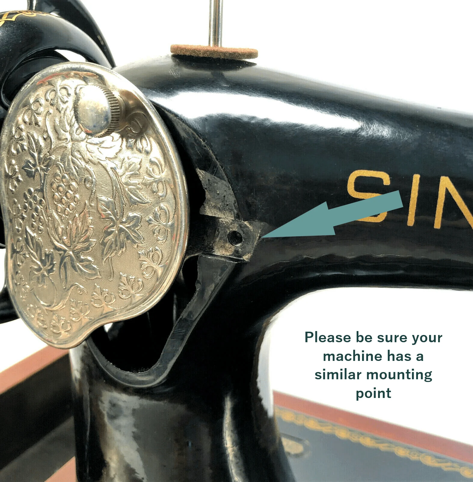 Singer Sewing Machine Bakelite Work Lamp Light Singerlight Simanco S-3 Re-Wired - Image 5