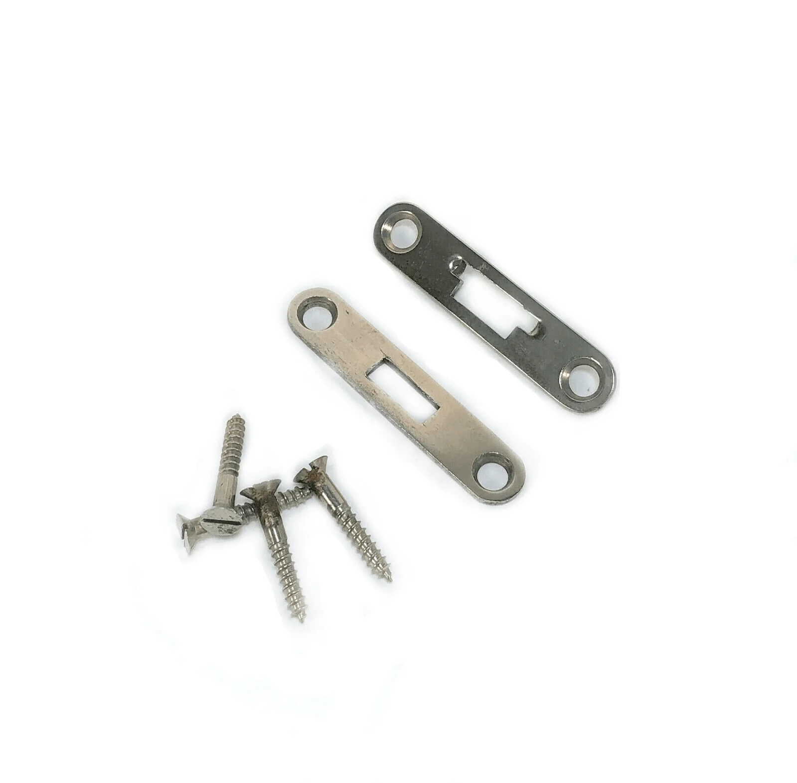 Singer Sewing Machine Bentwood Case Base Latch Plate Set Simanco 124517 87427