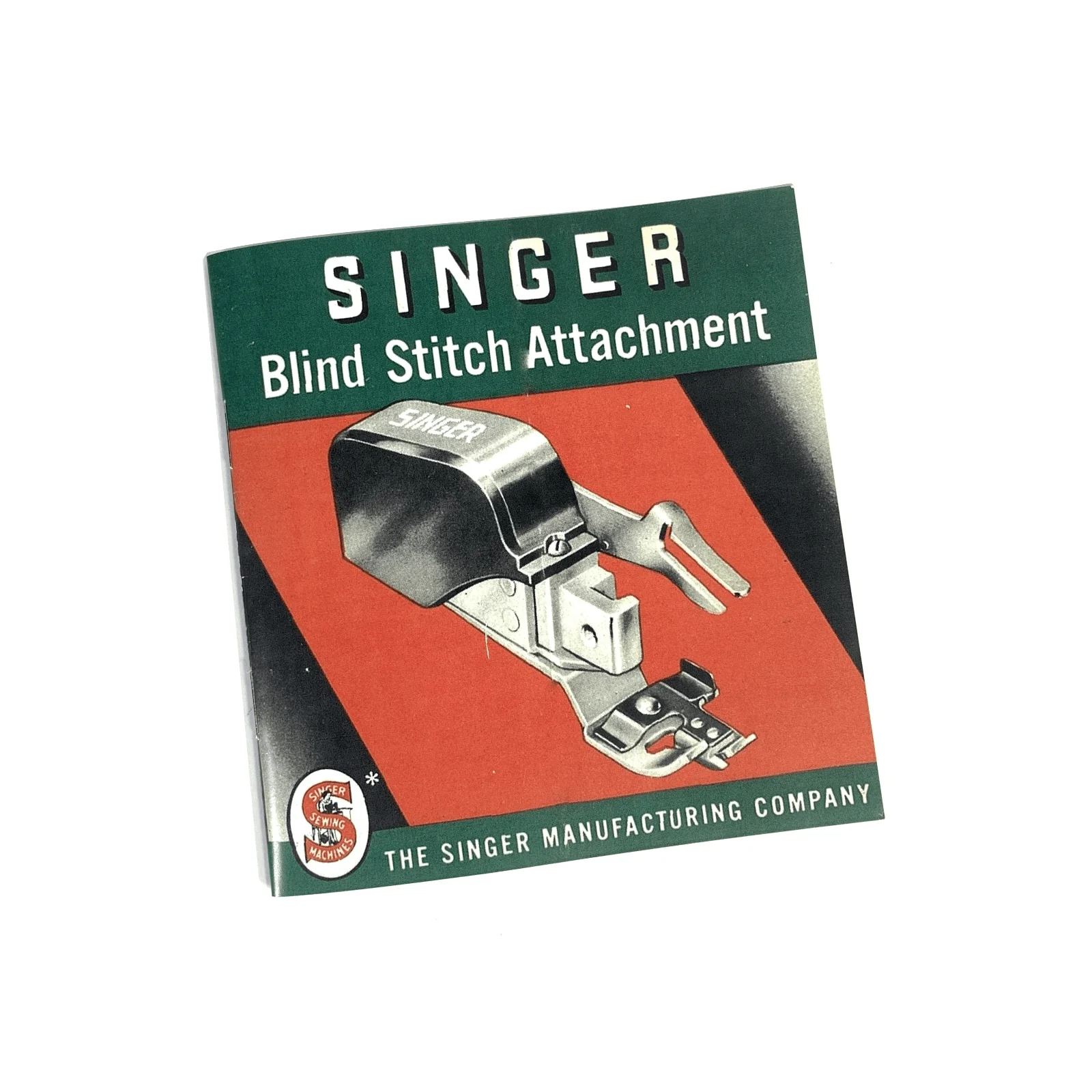 Singer Sewing Machine Blind Stitch Attachment 160616 Instruction Manual New Reproduction