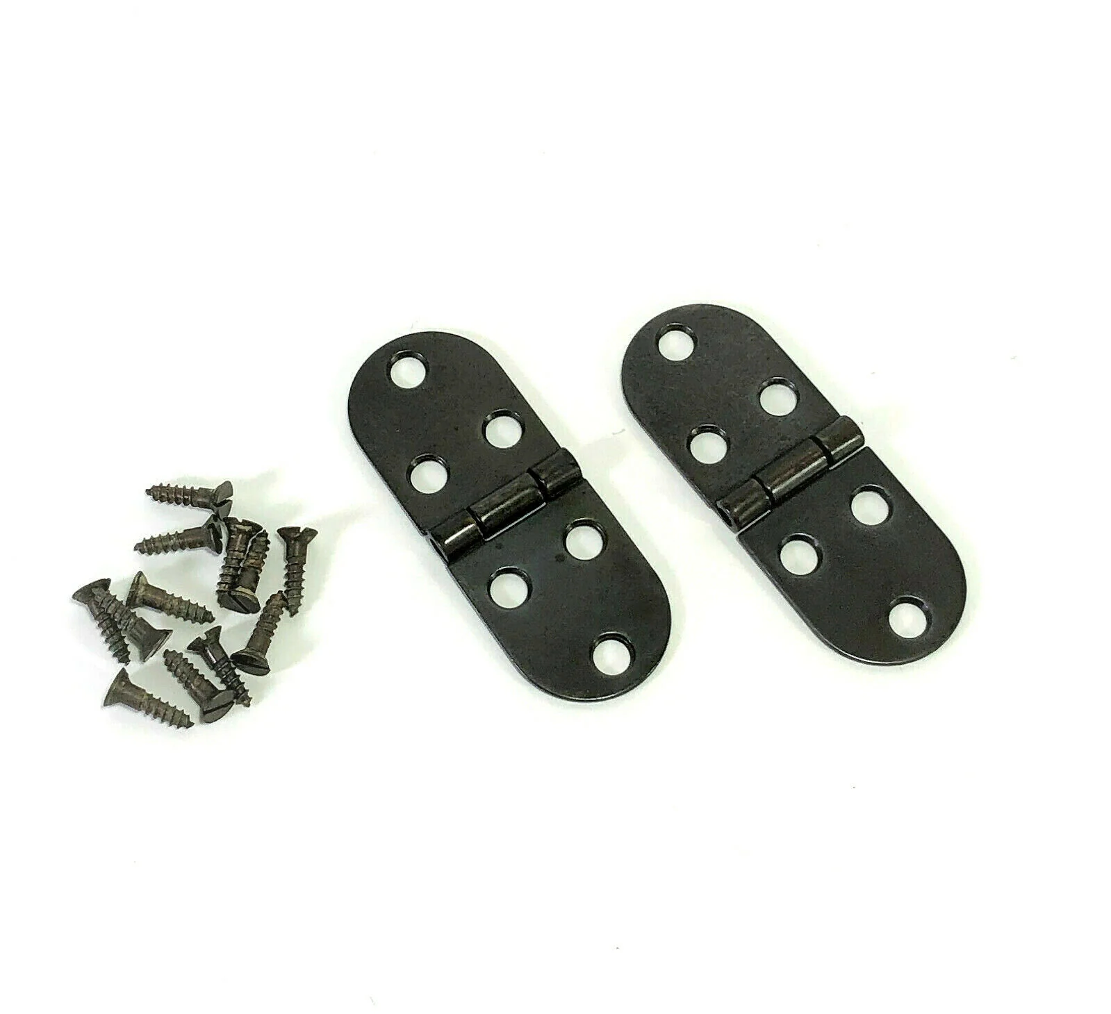 Singer Sewing Machine Cabinet Treadle Lid Hinges Drk Bronze Black Simanco 28234