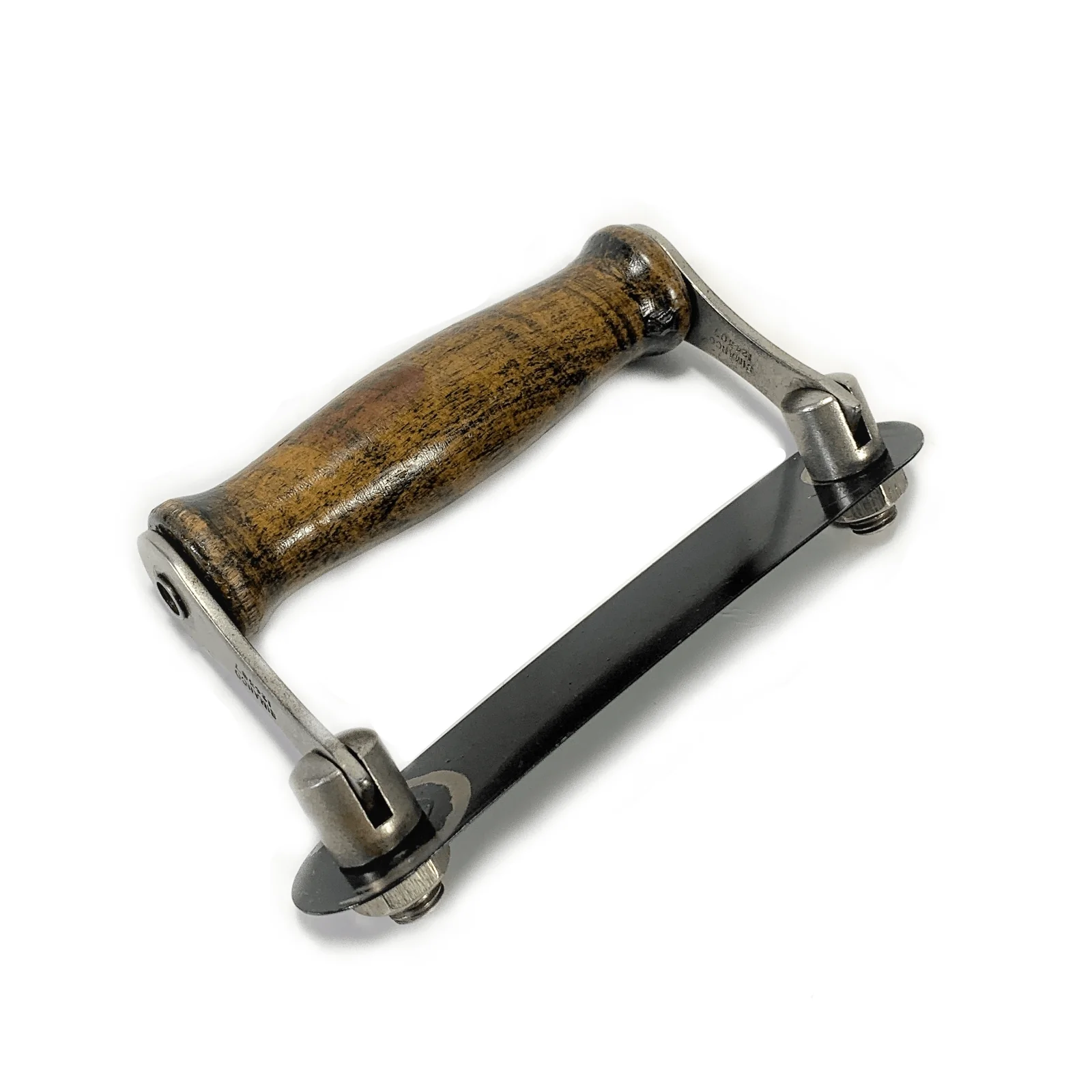 Singer Sewing Machine Early Bentwood Case Wood Handle Simanco 124307