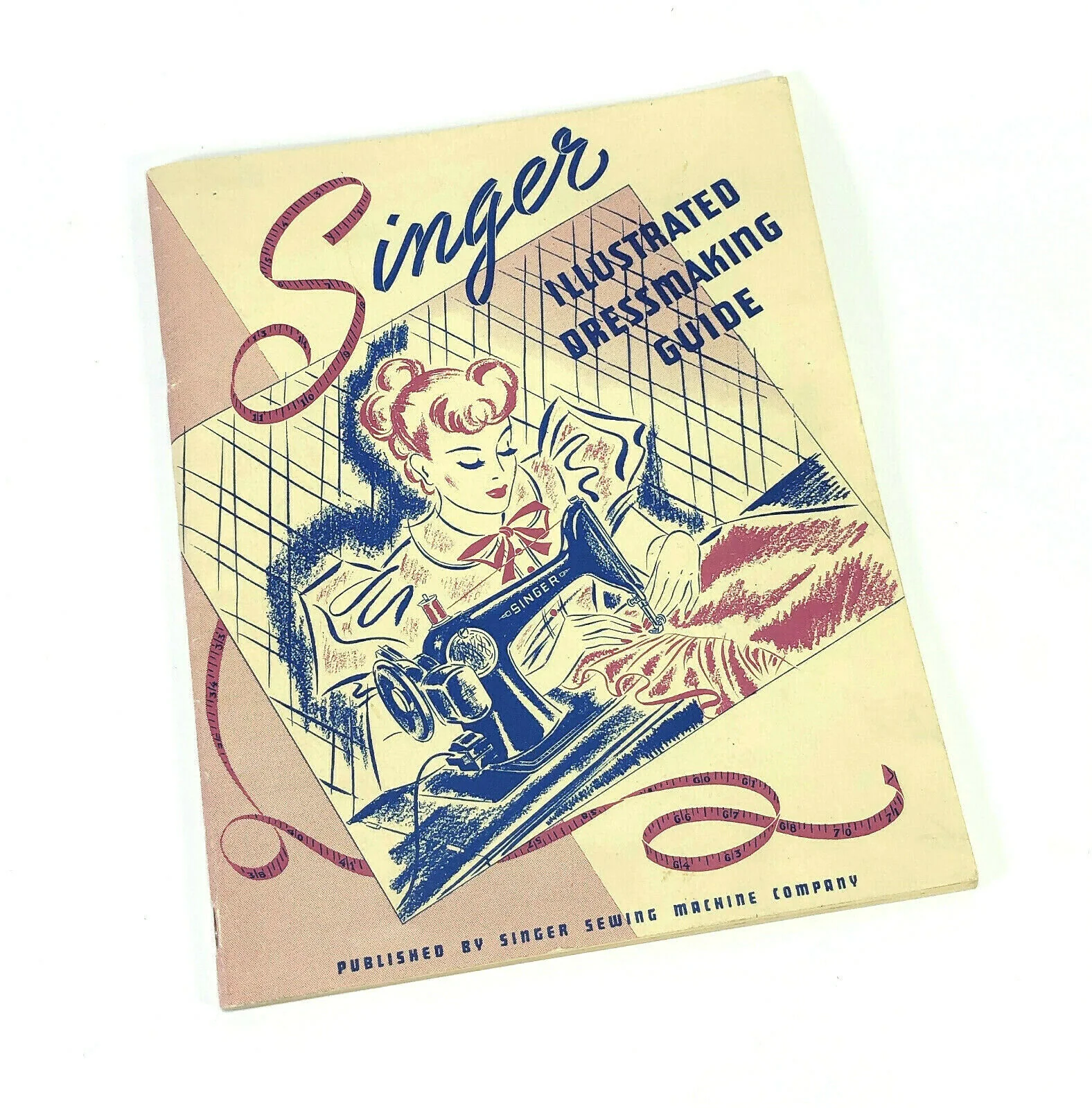 Singer Sewing Machine Illustrated Dressmaking Guide Instruction Manual Booklet 1939