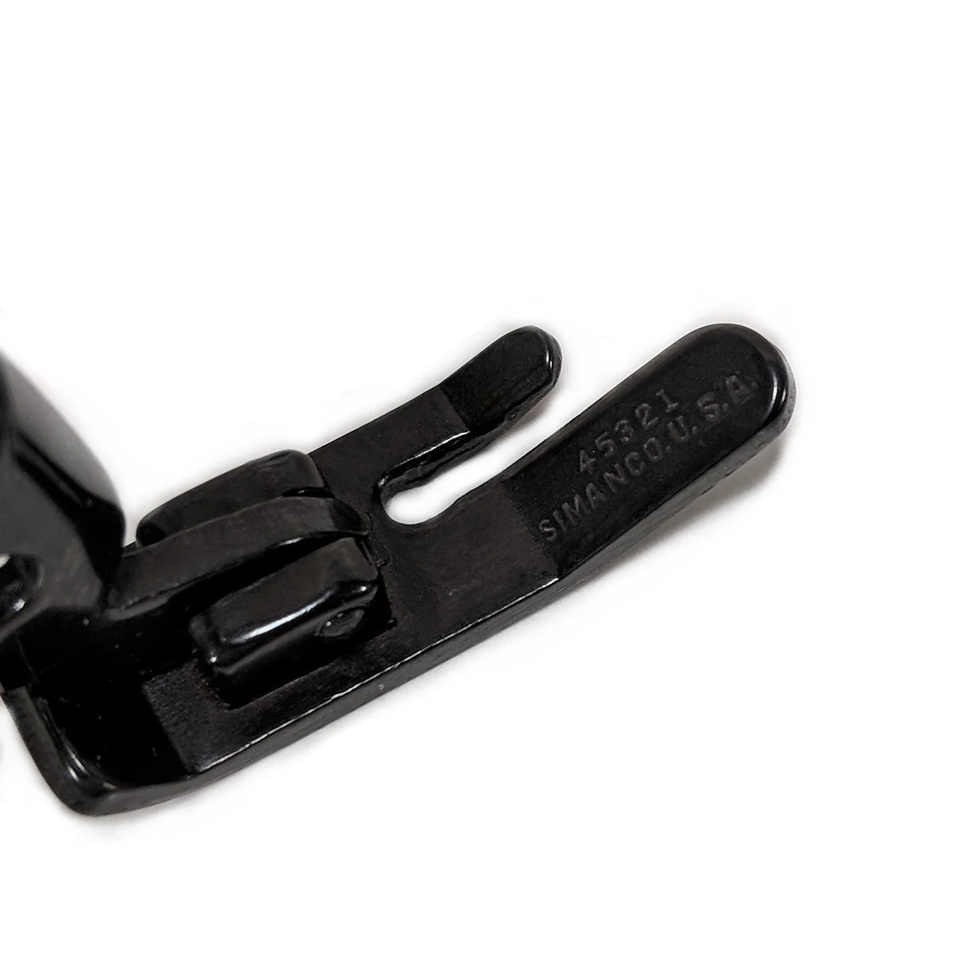 Singer Sewing Machine Low Shank Hinged Presser Foot in Blackside Simanco 45321 B - Image 2