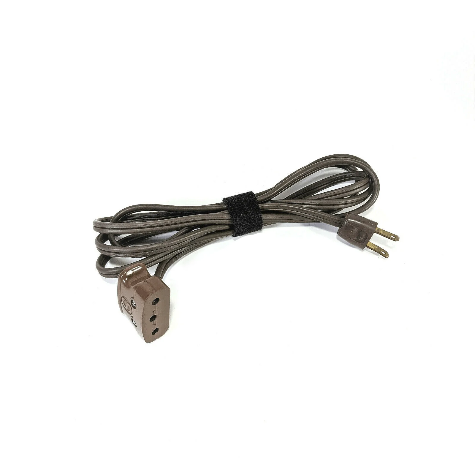 Singer Sewing Machine Single Lead 3 Prong Power Cord w Brown Bakelite Plug Simanco