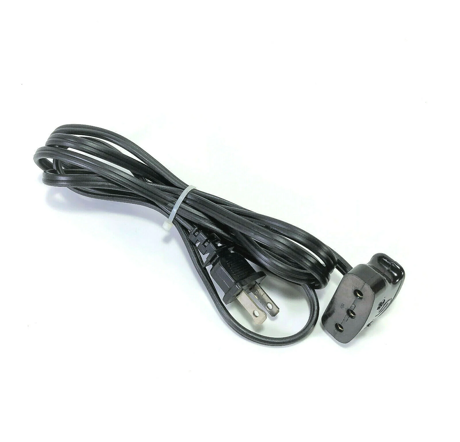 Singer Sewing Machine Single Lead Power Cord w Bakelite 3 Hole Plug Re-Wired 15 66 99