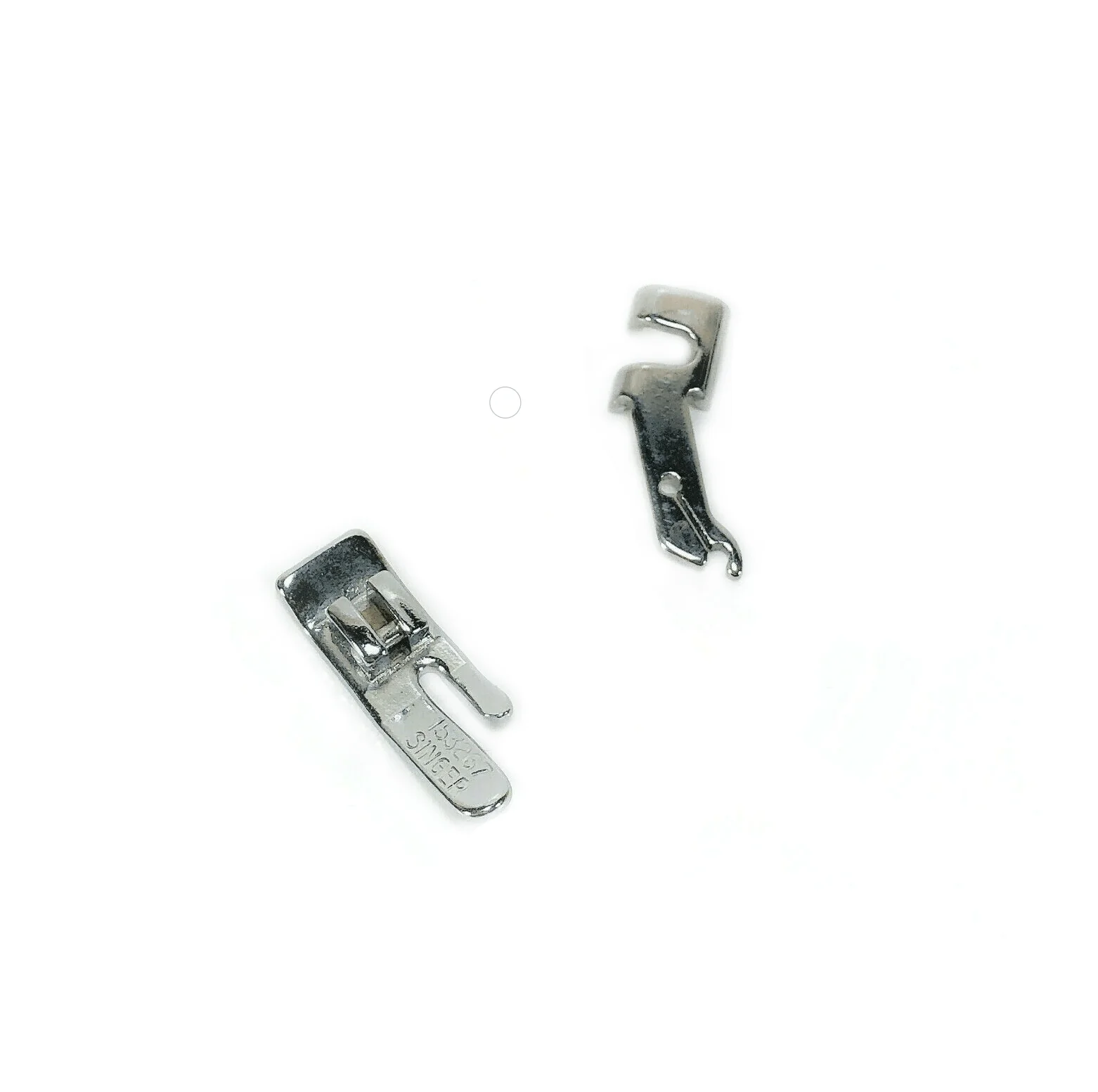 Singer Sewing Machine Slant Shank Adapter w Snap on Straight Stitch Foot Simanco 153267 409377