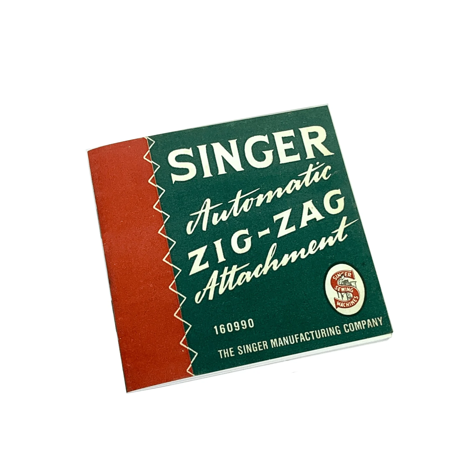 Singer Swiss Automatic Zigzag Attachment 160990 Instruction Manual New Reproduction