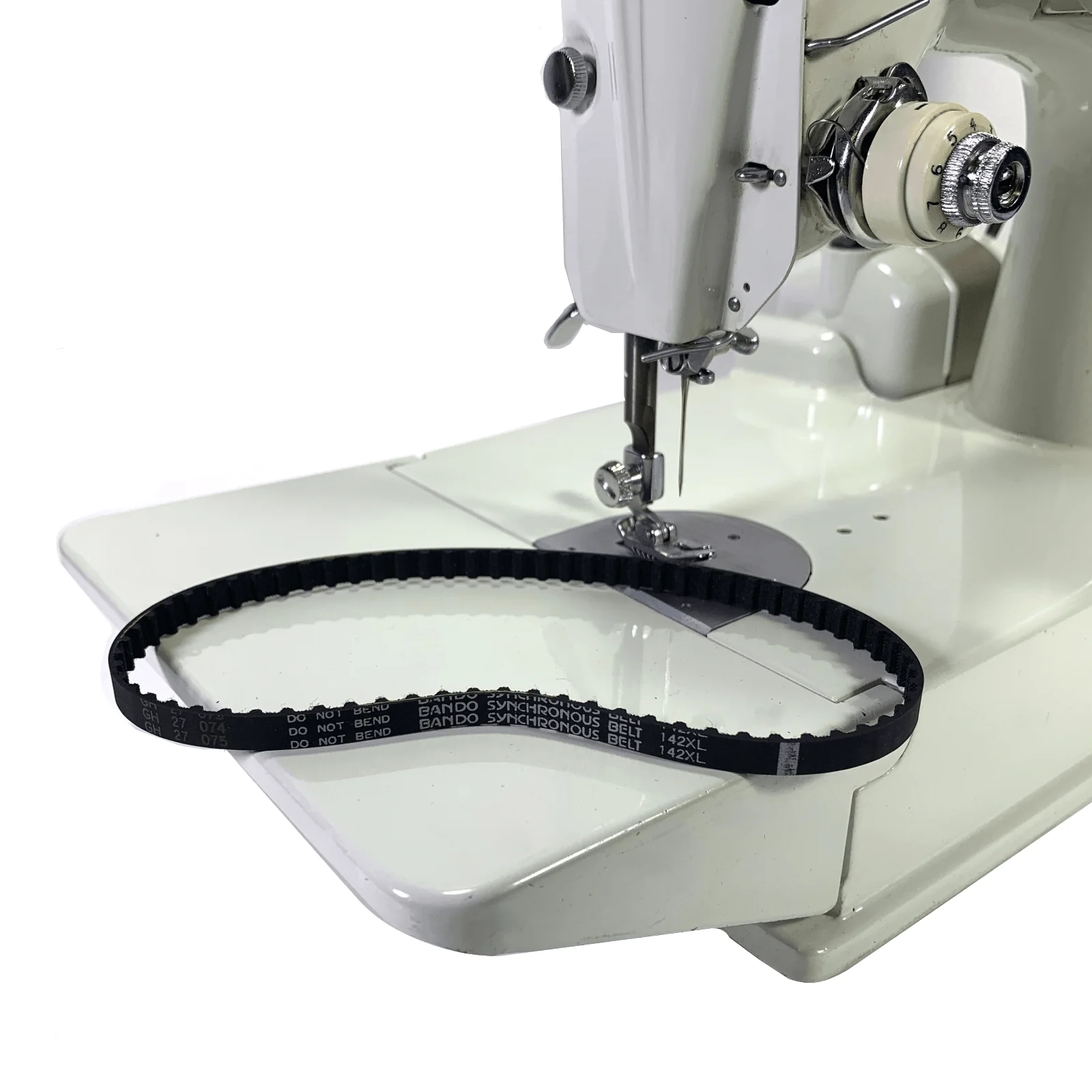 Singer White 221K Featherweight Sewing Machine Internal Drive Timing Belt 82583 Bando