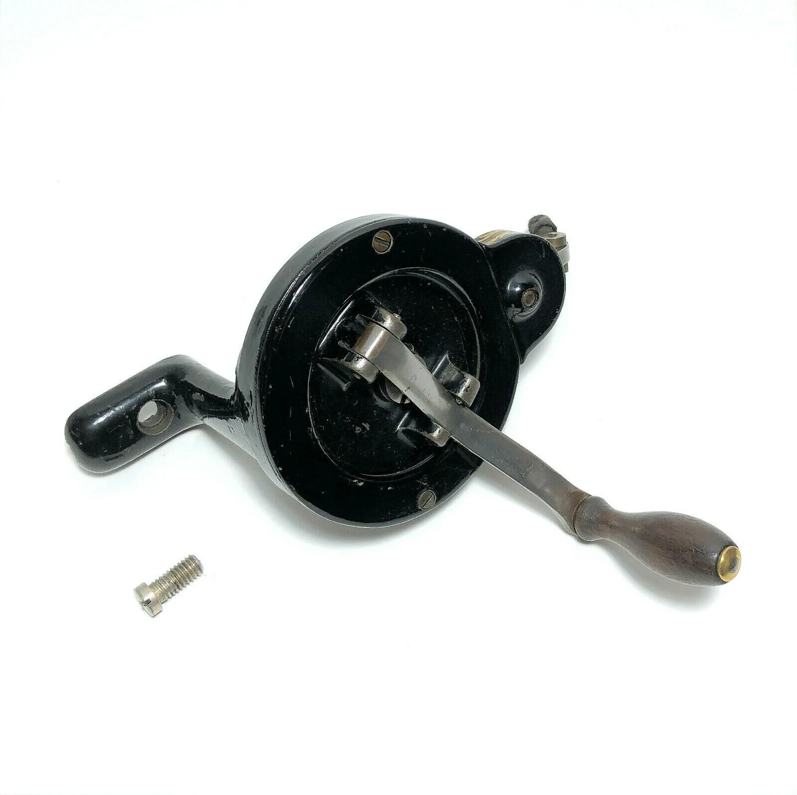 Vintage Singer Sewing Machine Hand Crank Attachment Rococo Decal Original Genuine Simanco