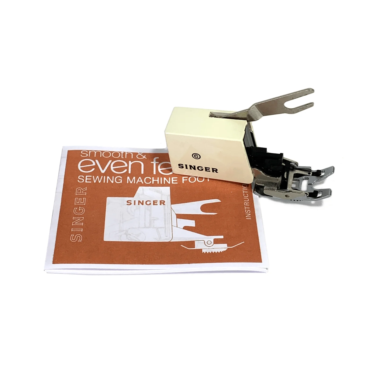 Vintage Singer Sewing Machine Low Shank 6mm Zigzag Even Feed Walking Foot 6